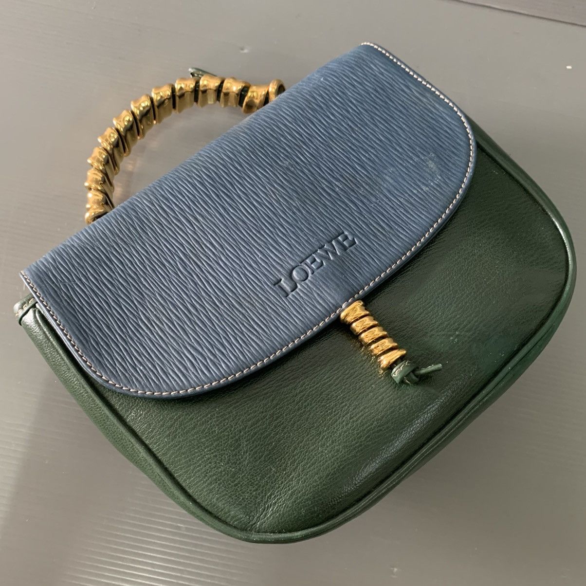 Loewe Loewe Leather Top Handle Sling Bag Size ONE SIZE - 4 Thumbnail