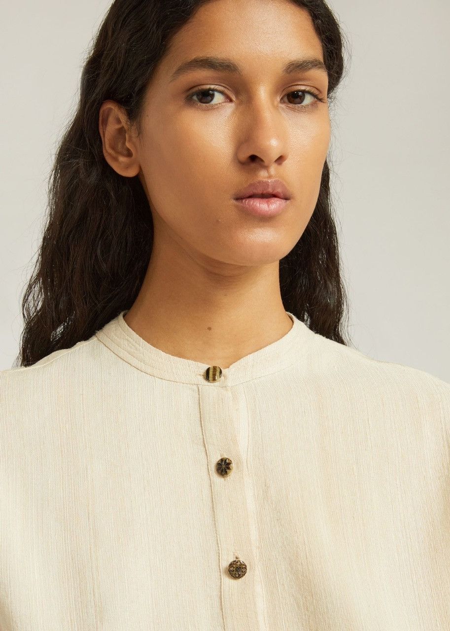 Loro Piana o1srvl11e0524 Shirt in Calfskin Size S / US 4 / IT 40 - 5 Thumbnail