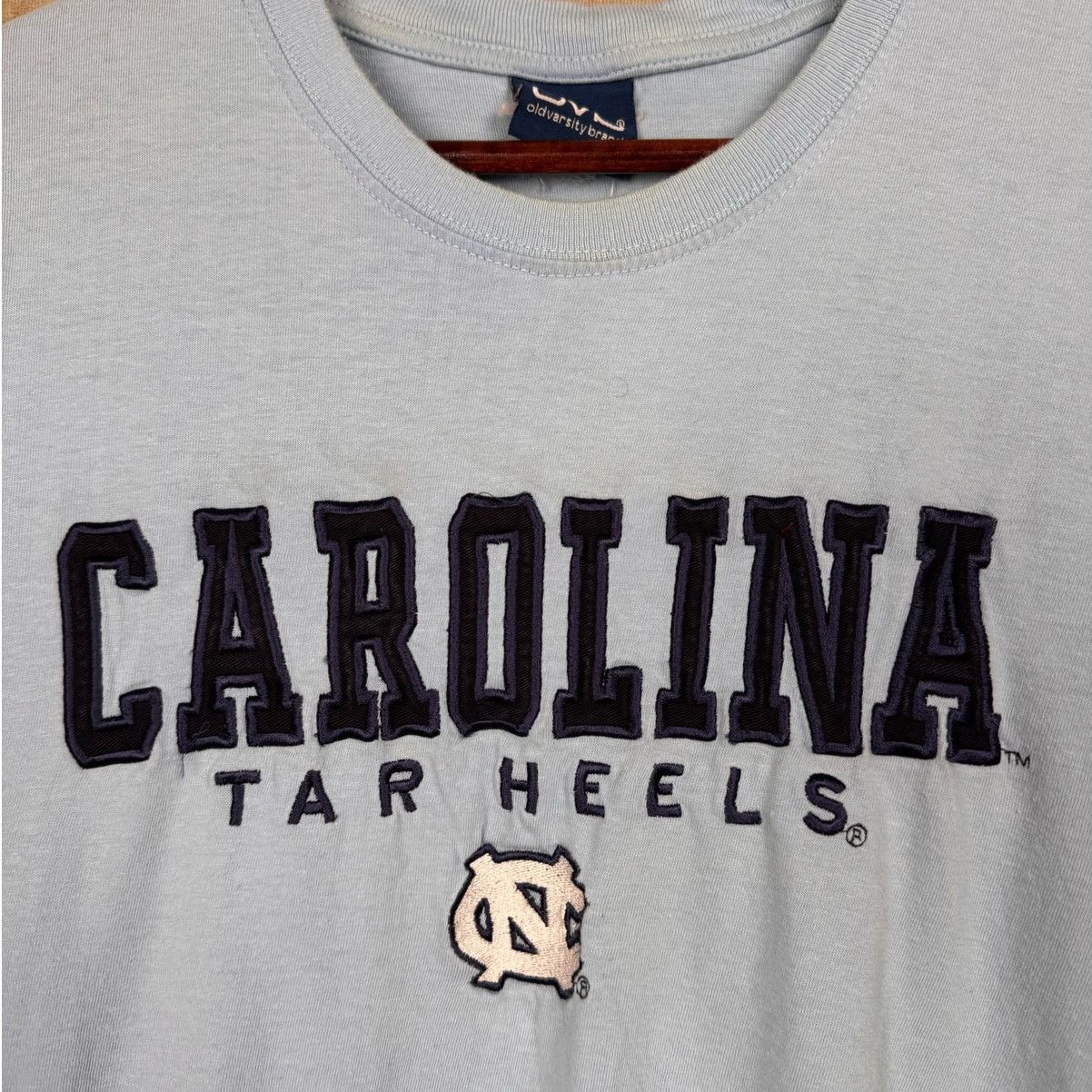 Vintage VTG 90s Carolina Tar Heels T Shirt Sz M UNC College Blue Size US M / EU 48-50 / 2 - 7 Thumbnail