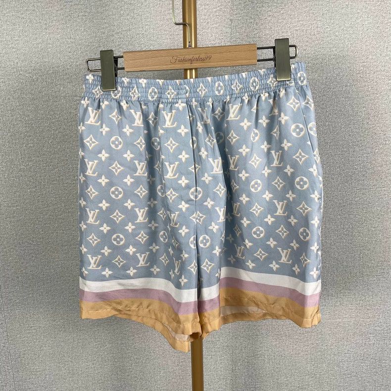 Louis Vuitton LV Striped Elastic Straight Casual Shorts - dmc Size US 34 / EU 50 - 1 Thumbnail