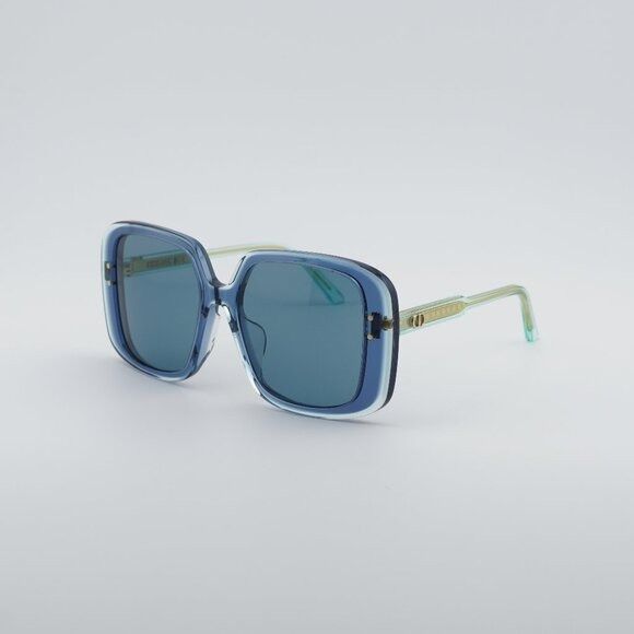 Dior Dior DIORHIGHLIGHT S3F 30B0 Sunglasses Shiny Blue Square Size ONE SIZE - 1 Thumbnail