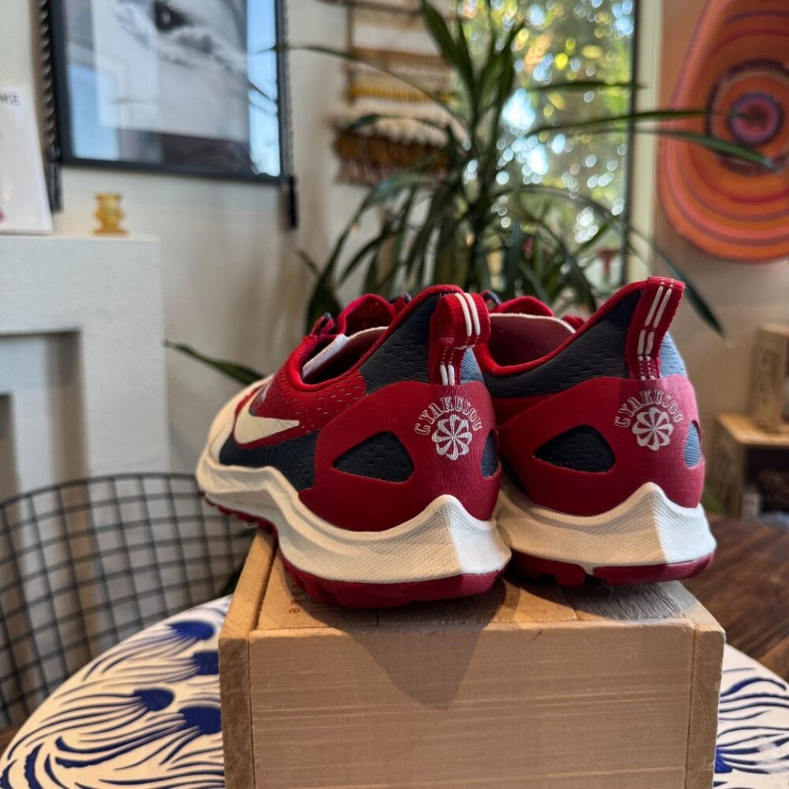 Nike Nike Gyakusou Zoom Pegasus Trail 2 Red Floral, Men’s 10.5 Size US 10.5 / EU 43-44 - 6 Thumbnail