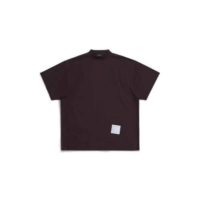 Balenciaga o1bcso1str0326 Sample Sticker T-Shirt Oversized in Black Size M / US 6-8 / IT 42-44 - 1 Thumbnail