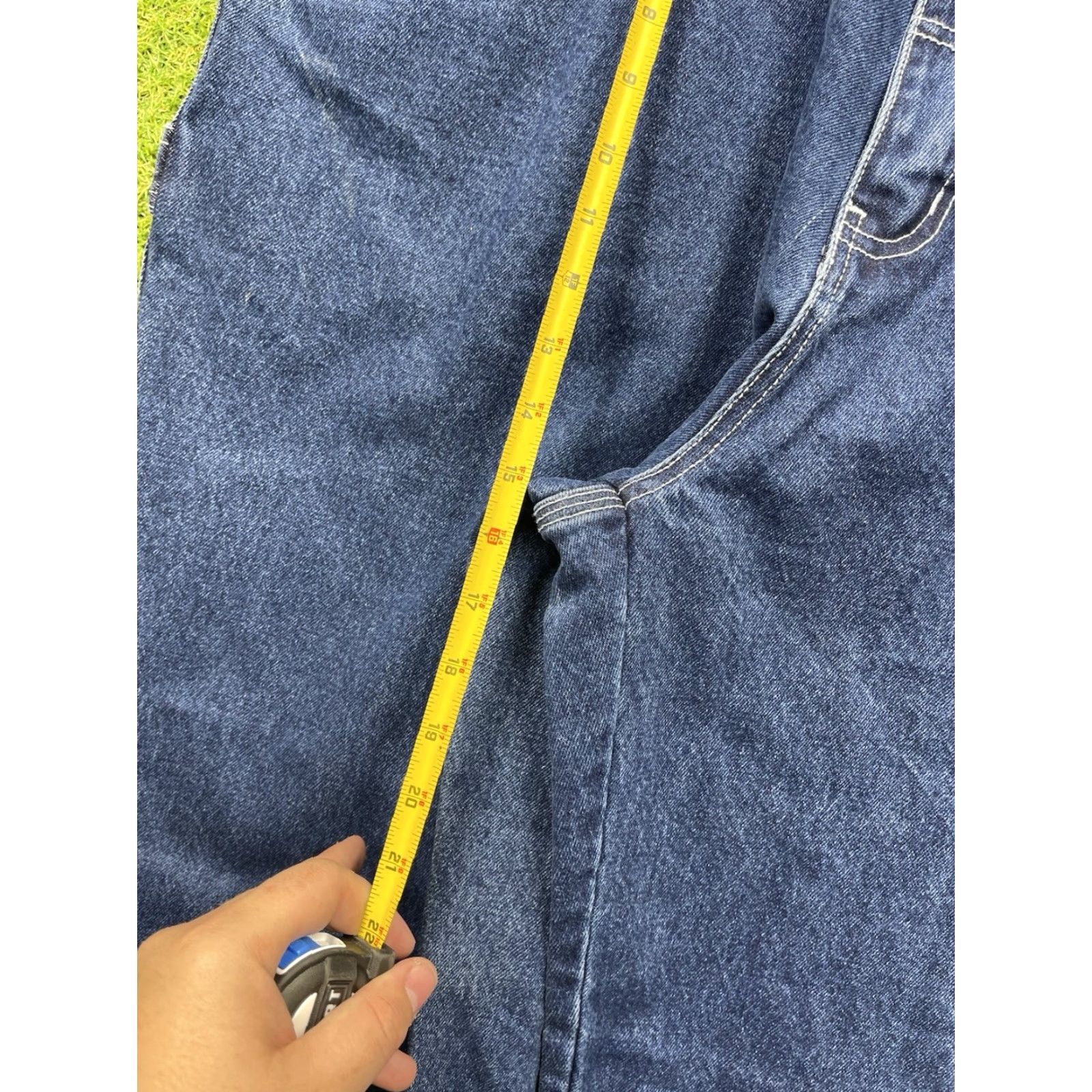 Vintage VINTAGE Musso Jeans Men 44x32 Baggy Wide-Leg Denim 5-Pocket Grunge NWT Retro Workwear Blue Cotton Musso Mens Jeans 90s Style Size US 44 / EU 60 - 6 Thumbnail