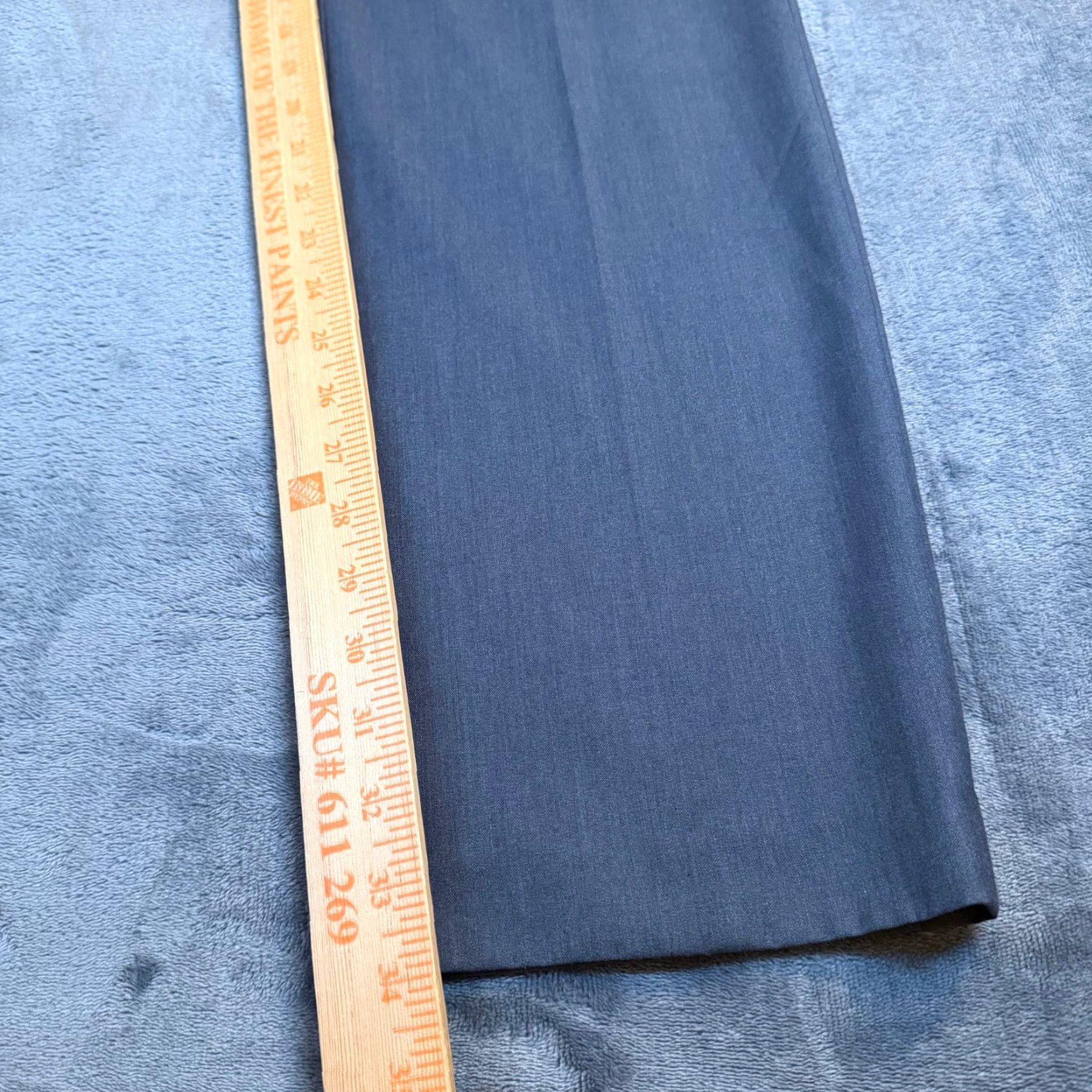 Calvin Klein Calvin Klein Dress Pants Charcoal Gray Mens Size 32 W x 34 L Flat Front Classic Fit Workwear Trousers Pants Size US 32 / EU 48 - 6 Thumbnail