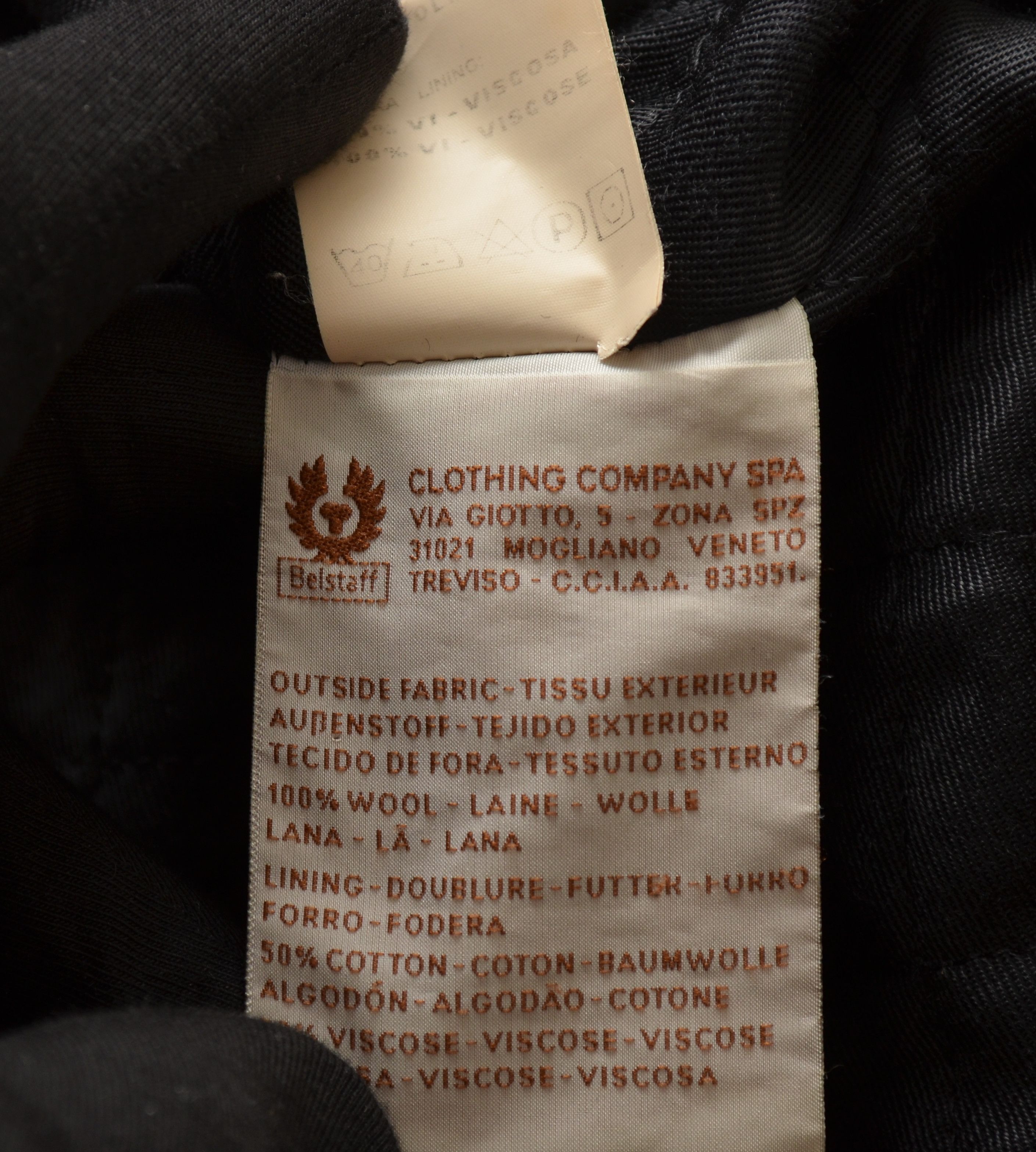 Belstaff × Vintage Vintage Belstaff Black Prince Wool Tweed Jacket Coat Size 42 Size M / US 6-8 / IT 42-44 - 15 Thumbnail