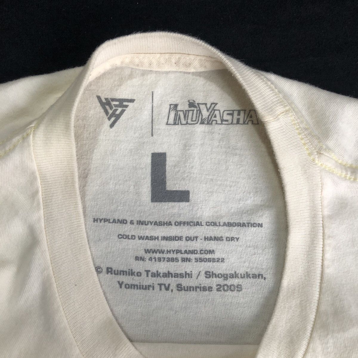 Anime × Hypland × Japanese Brand Anime Shirt Inuyasha x Hypland Official 2009 Size US L / EU 52-54 / 3 - 4 Thumbnail