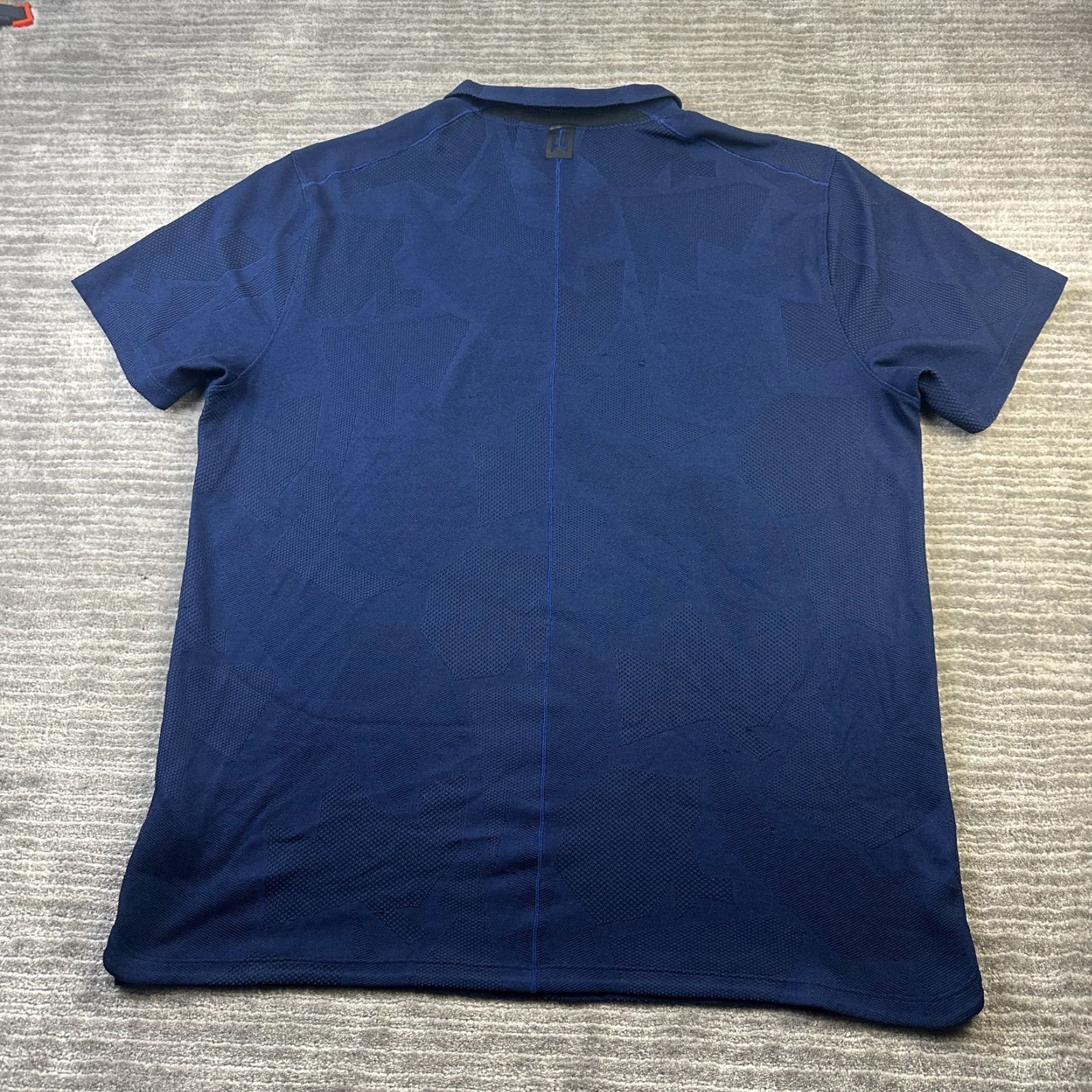 Nike Nike Tiger Woods Polo Shirt Extra Large Blue Dri Fit Jacquard Camo Mens Size US XL / EU 56 / 4 - 2 Thumbnail