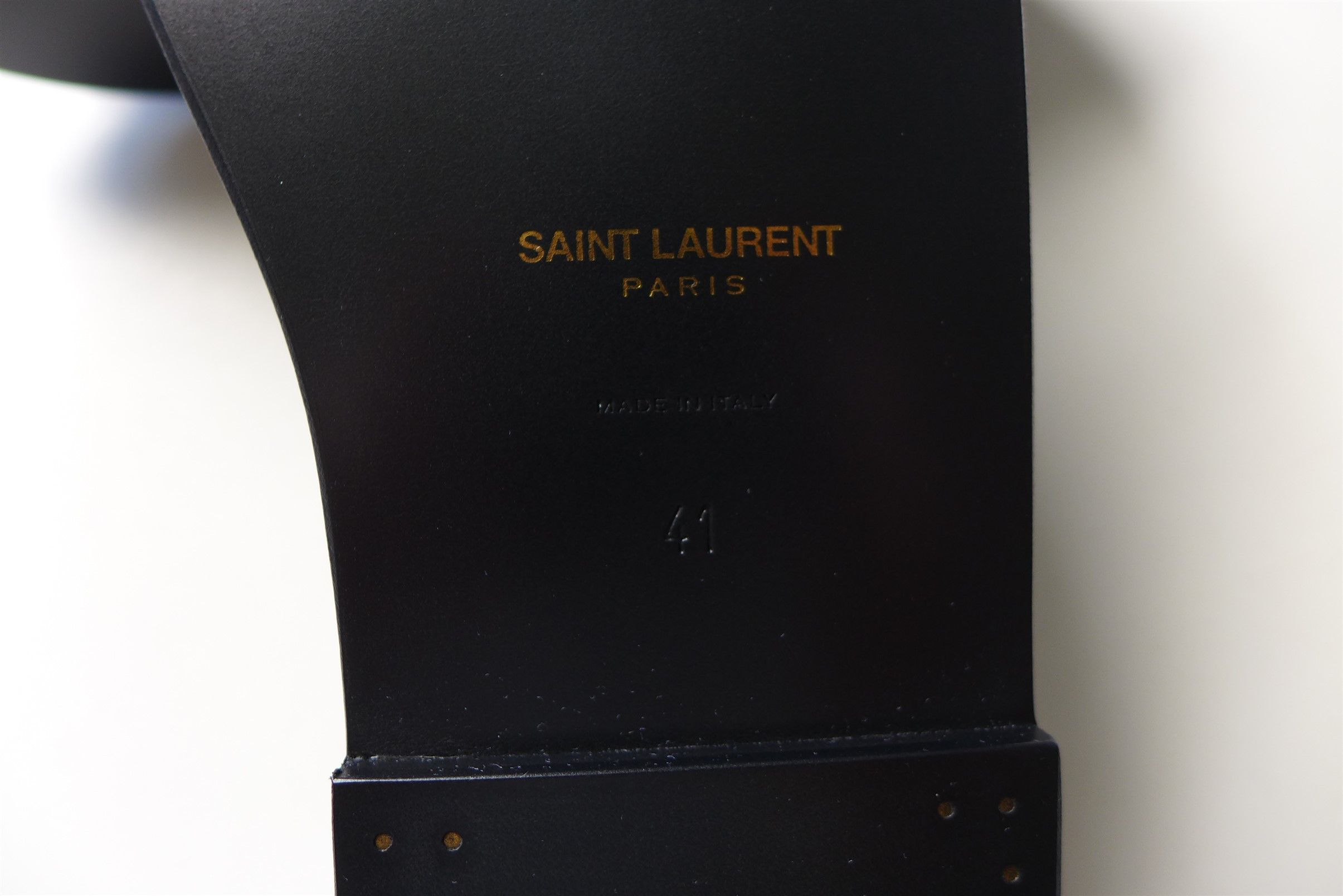 Saint Laurent Paris Saint Laurent Paris Mojave Sandals - Black Calf Leather Size US 8 / EU 41 - 18 Thumbnail