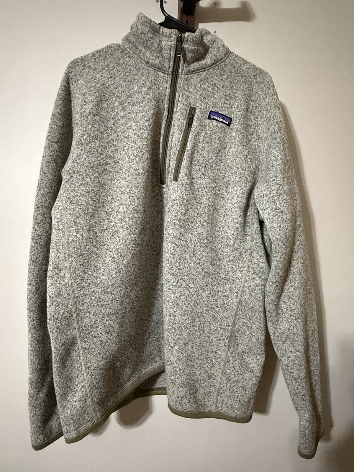 Patagonia Crème/Gray Patagonia fleece jacket Size US L / EU 52-54 / 3 - 1 Thumbnail