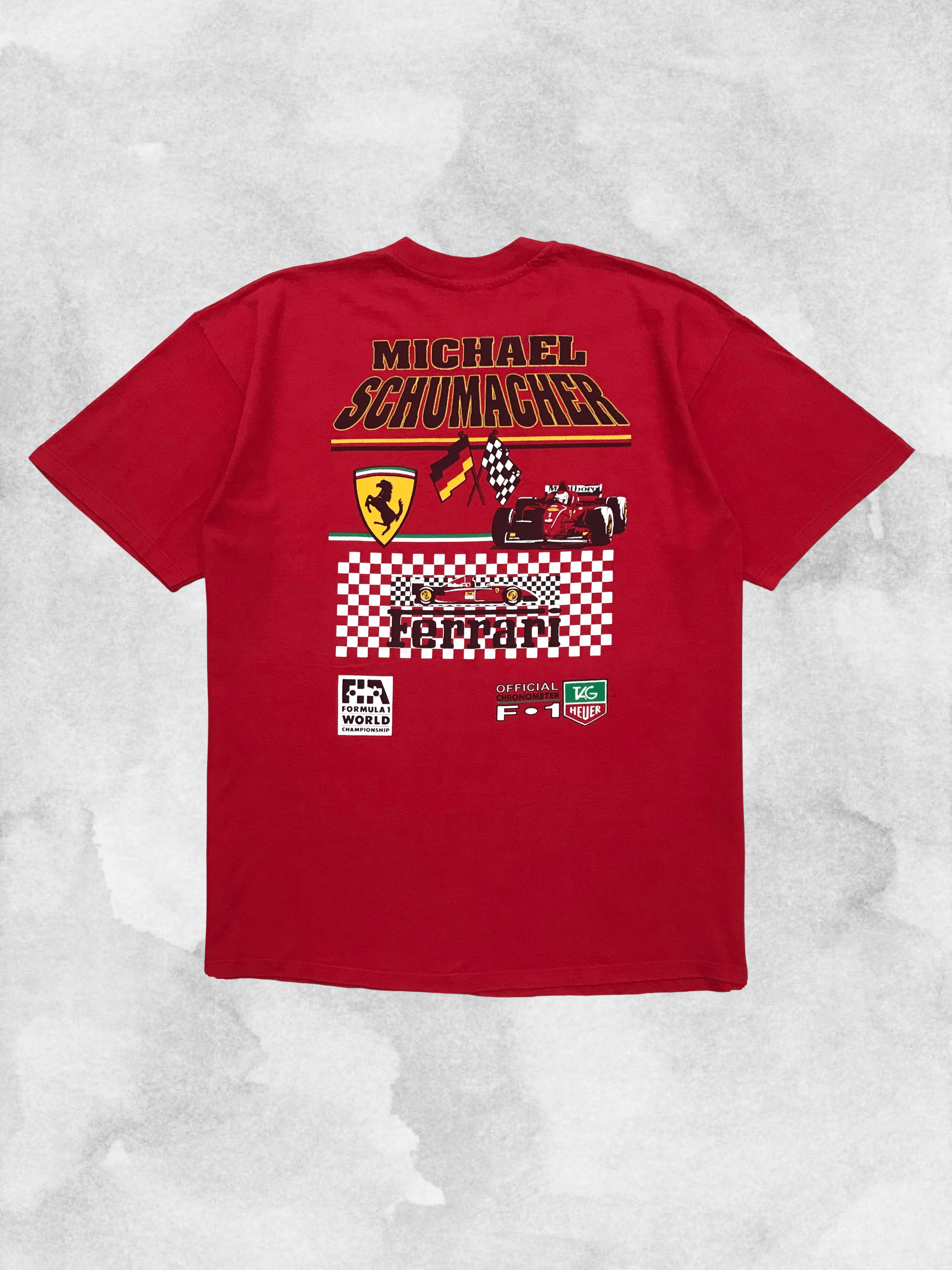 Ferrari Ferrari Marlboro M. Schumacher Vintage T-Shirt Tee F1 Racing Size US XL / EU 56 / 4 - 2 Thumbnail