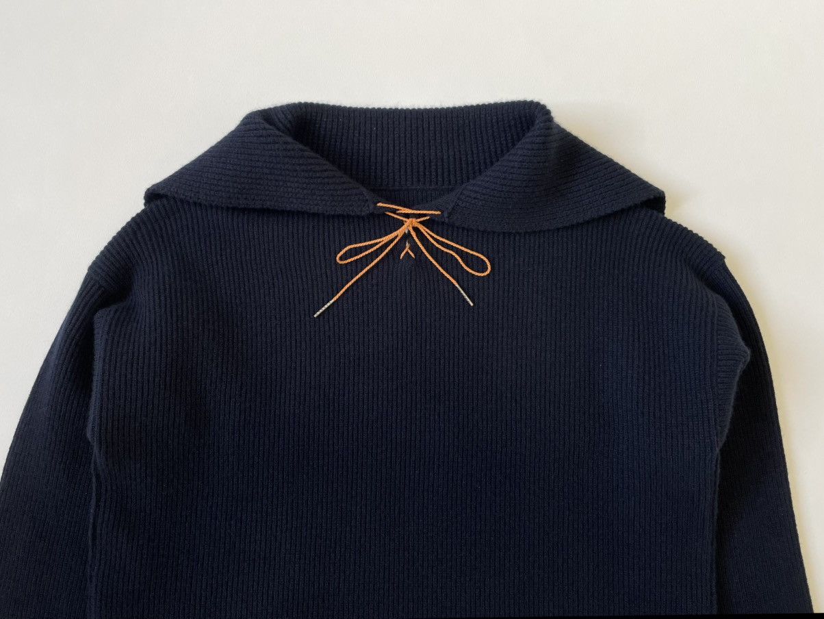 Maison Margiela A/W 21 ‘Sailor Collar’ Ribbed Knit Sweater Size US S / EU 44-46 / 1 - 4 Thumbnail