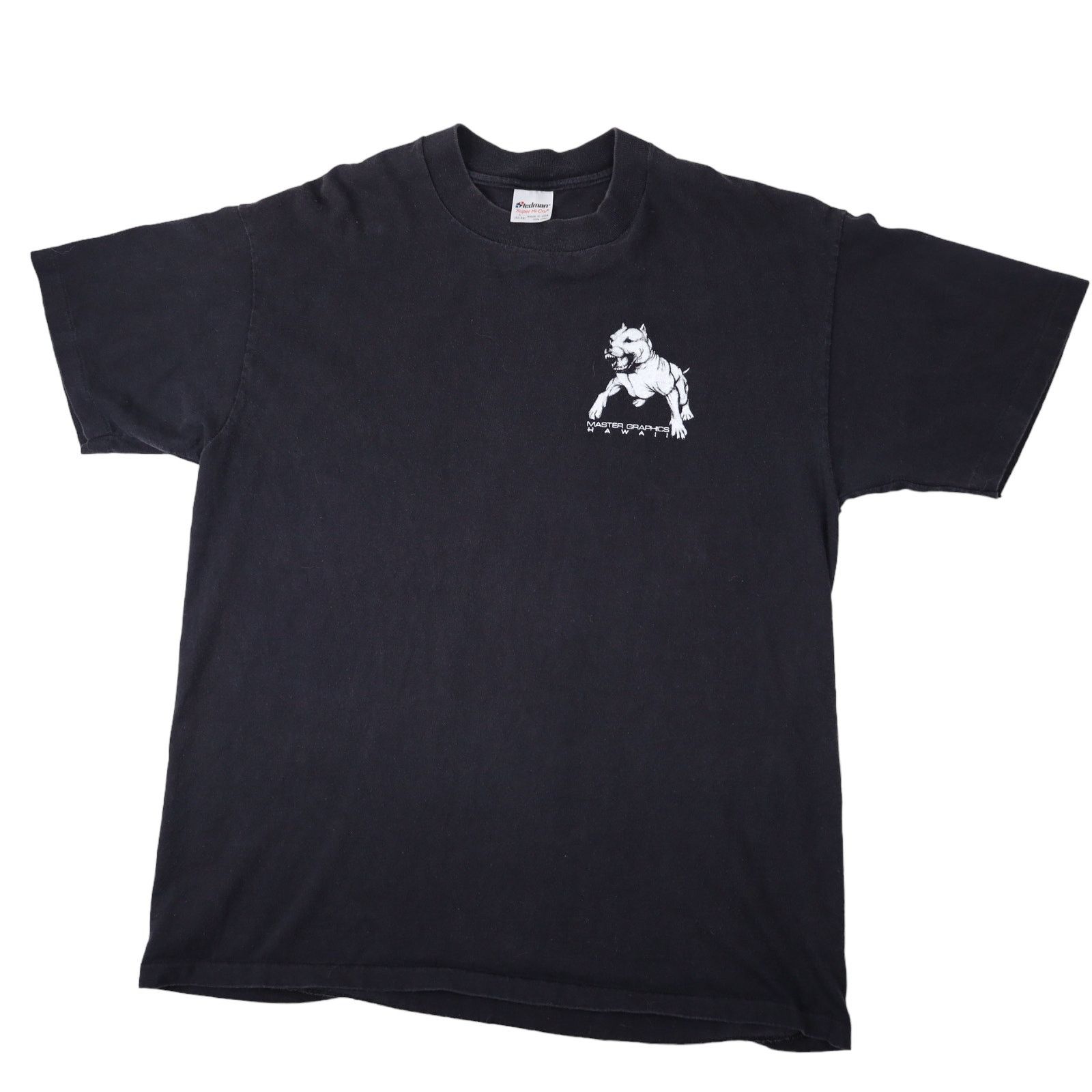 Vintage Vintage Pit Pull Iron Dogs Graphic T Shirt Size US L / EU 52-54 / 3 - 2 Thumbnail