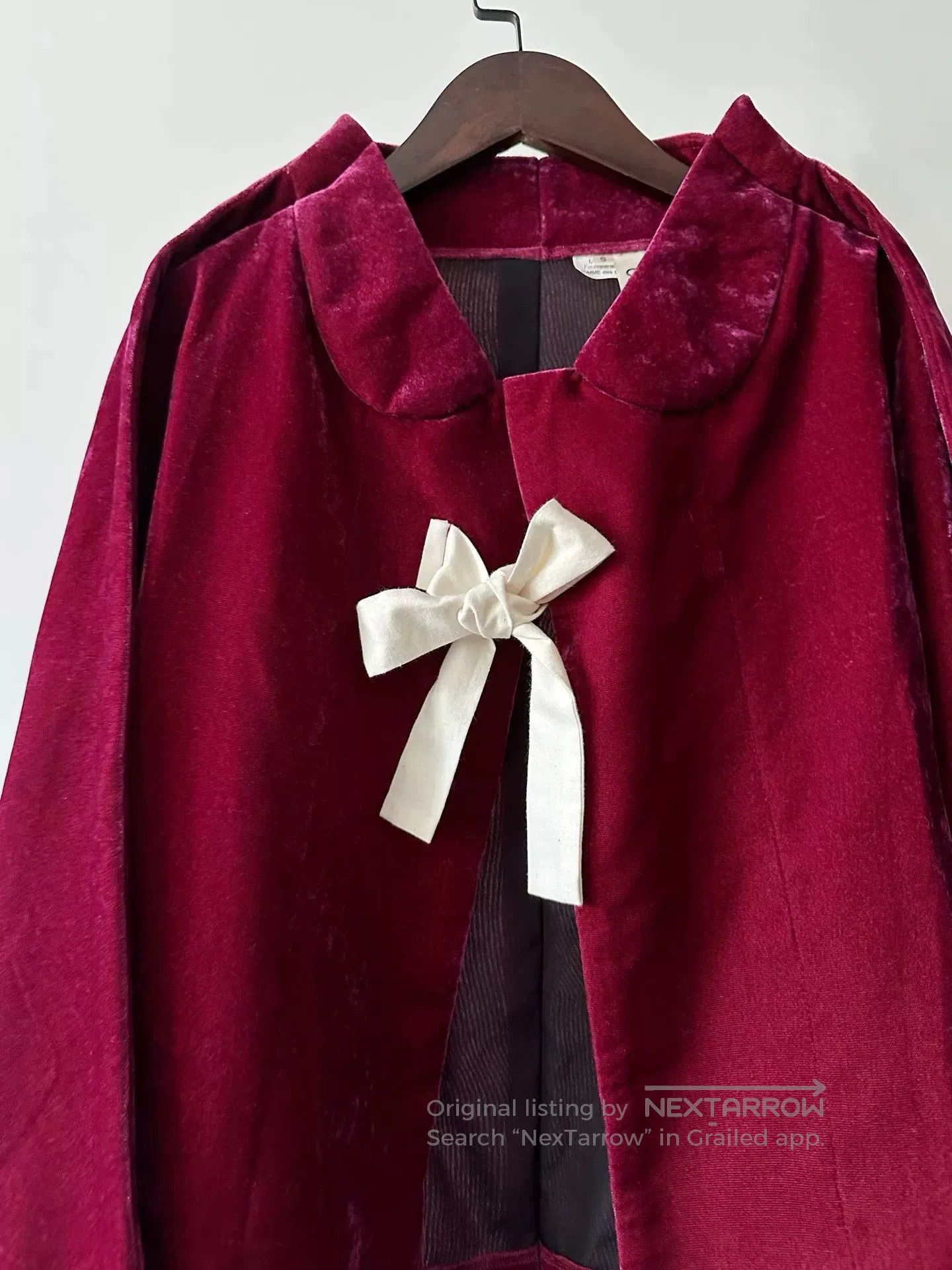 Comme des Garcons Comme des Garcons 2012 Purple Cape Coat. Size US S / EU 44-46 / 1 - 2 Thumbnail