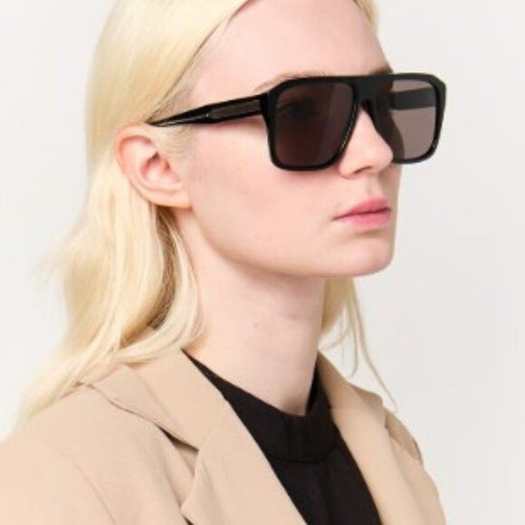 Victoria Beckham Victoria Beckham VB671S 012 Sunglasses Havana Square Frame Size ONE SIZE - 3 Thumbnail