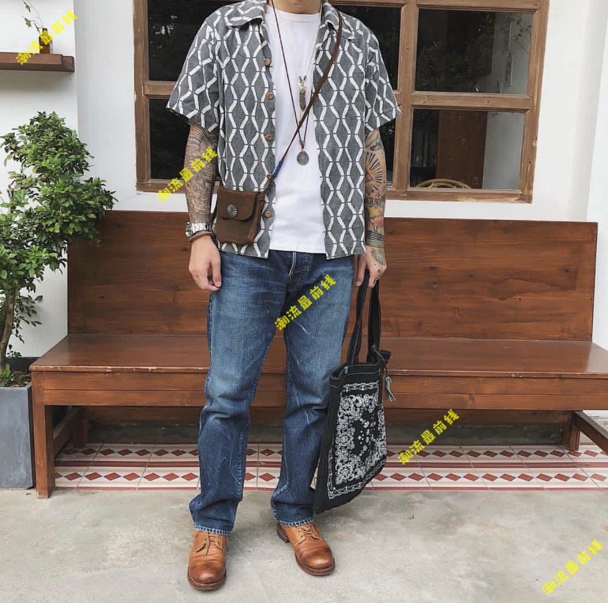 Visvim VISVIM 17SS Irving Shirt Bamboo Size US L / EU 52-54 / 3 - 7 Thumbnail