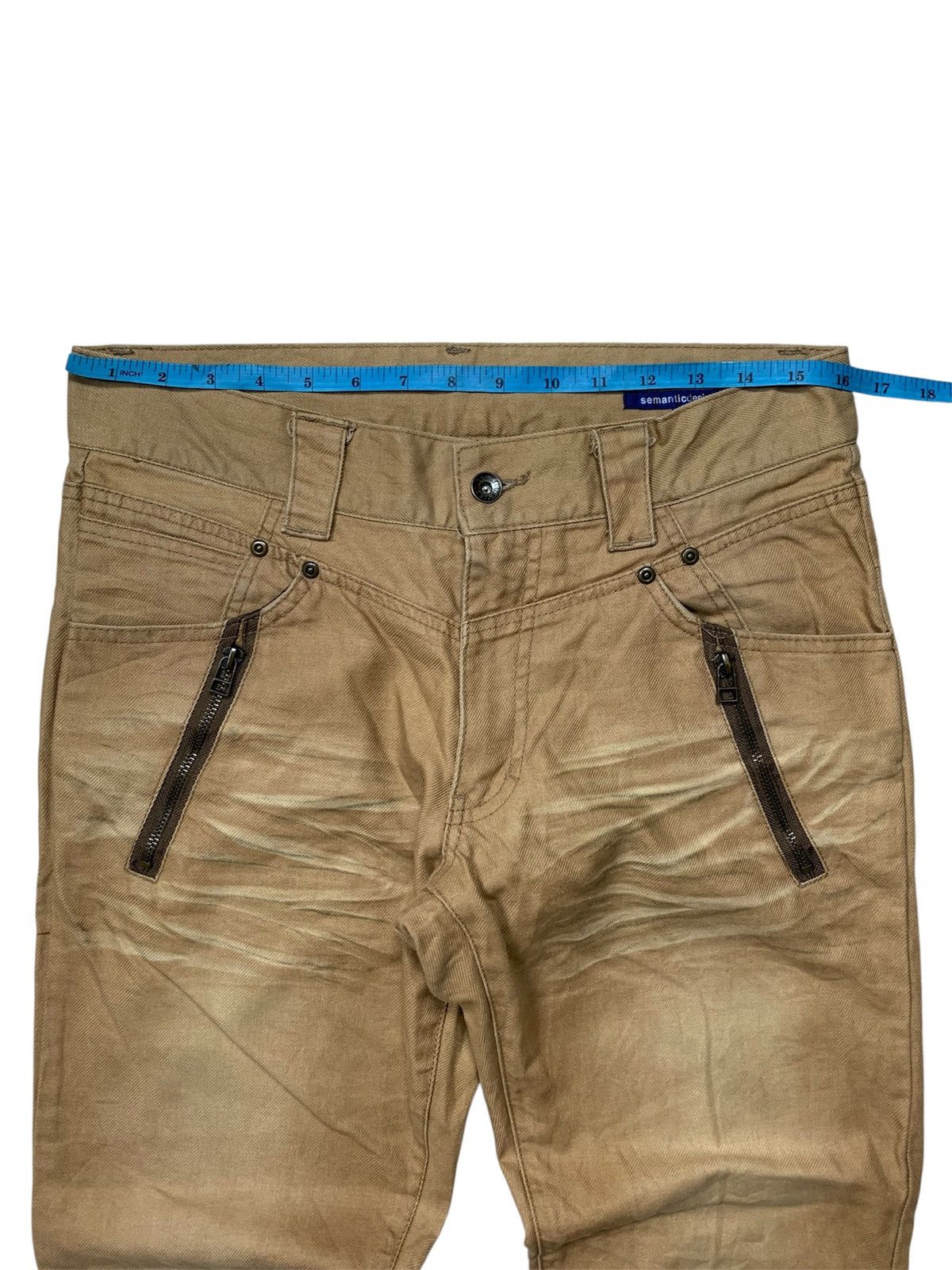 semanticdesign Flare semantic design zipper denim Size US 32 / EU 48 - 4 Thumbnail