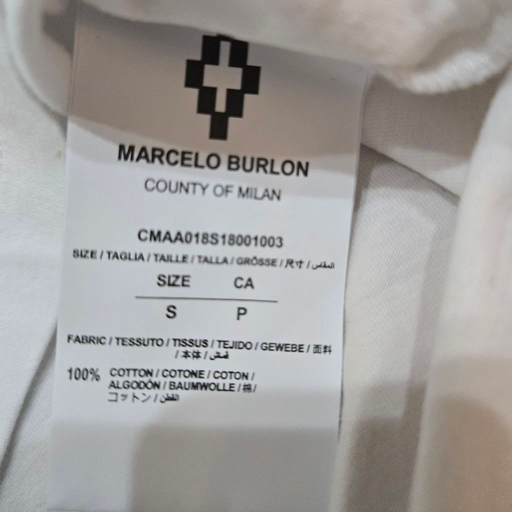 Marcelo Burlon Marcelo Burlon Wings Tee Size S NWOT Size US S / EU 44-46 / 1 - 3 Thumbnail