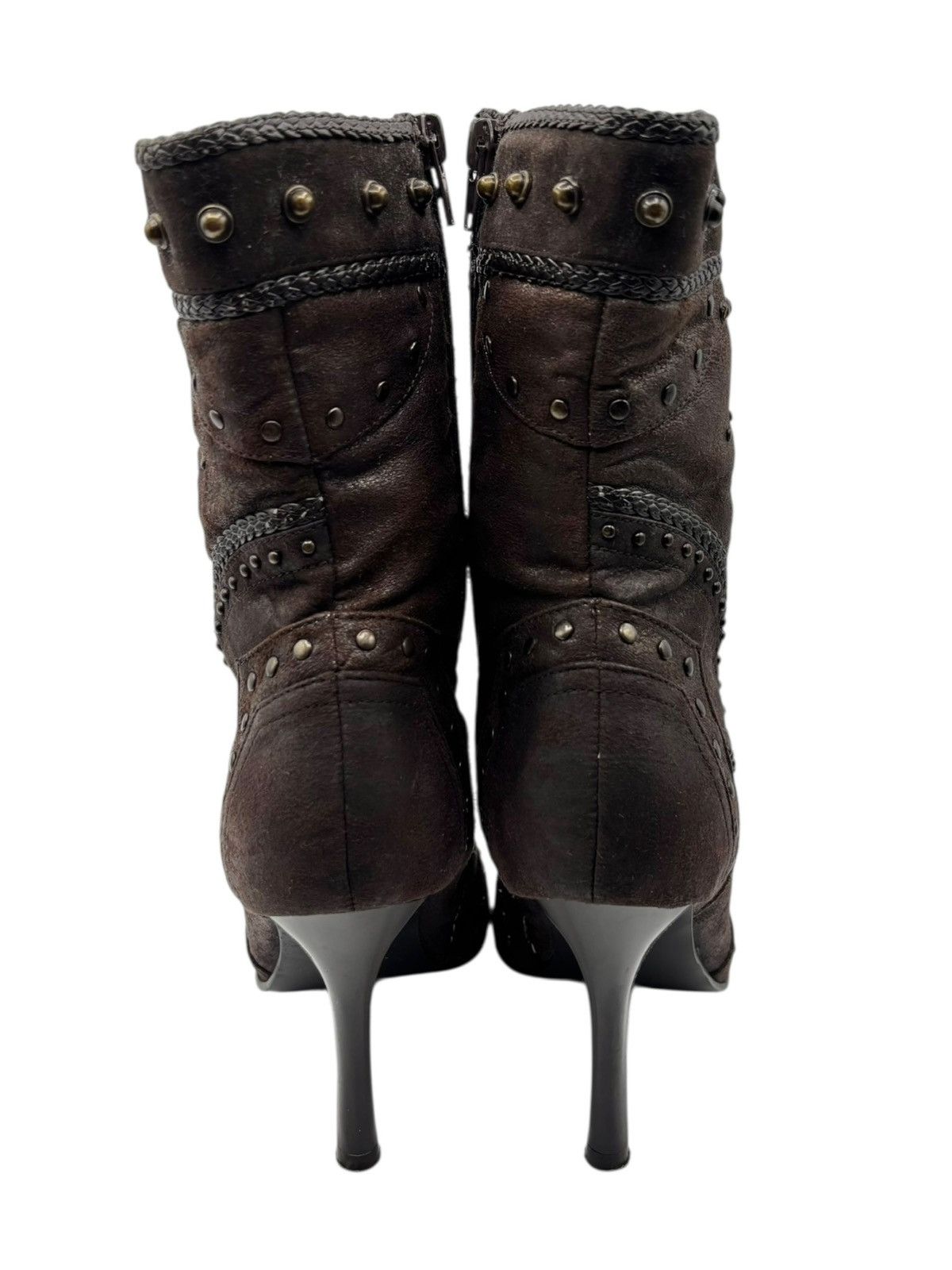 Cowboy Equipment Y2k El Dantes type leather brown heels Size 37 Size US 7 / IT 37 - 3 Thumbnail