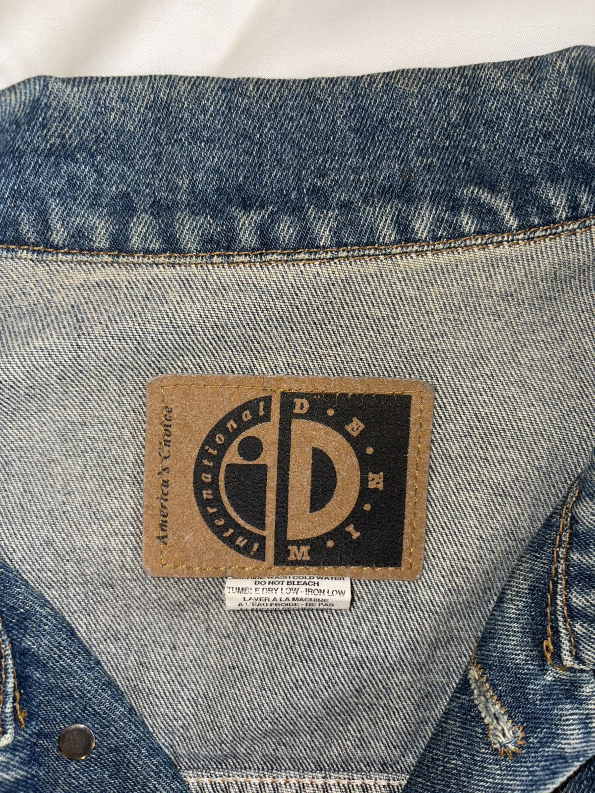 Other International Denim Leather Jacket Size US XL / EU 56 / 4 - 4 Thumbnail