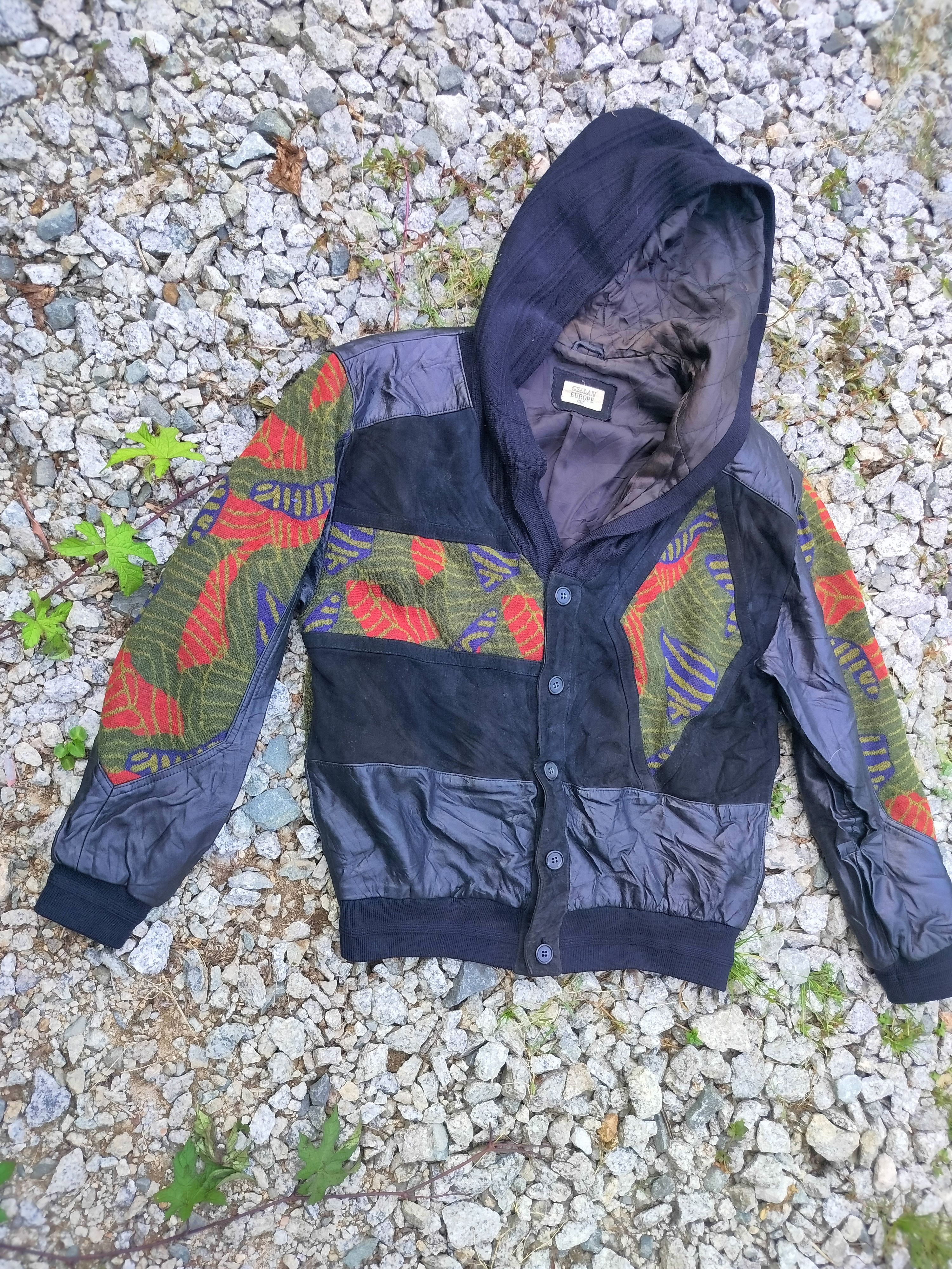 Other GELLAN EUROPE NAVAJO HOODIE BUTTON UP LEATHER JACKET Size US M / EU 48-50 / 2 - 3 Thumbnail