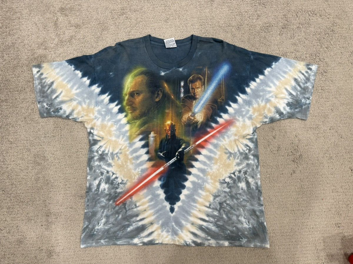 Liquid Blue Final Drop‼️ Vintage 90's Star Wars Episode I Darth Maul Size US XL / EU 56 / 4 - 1 Thumbnail