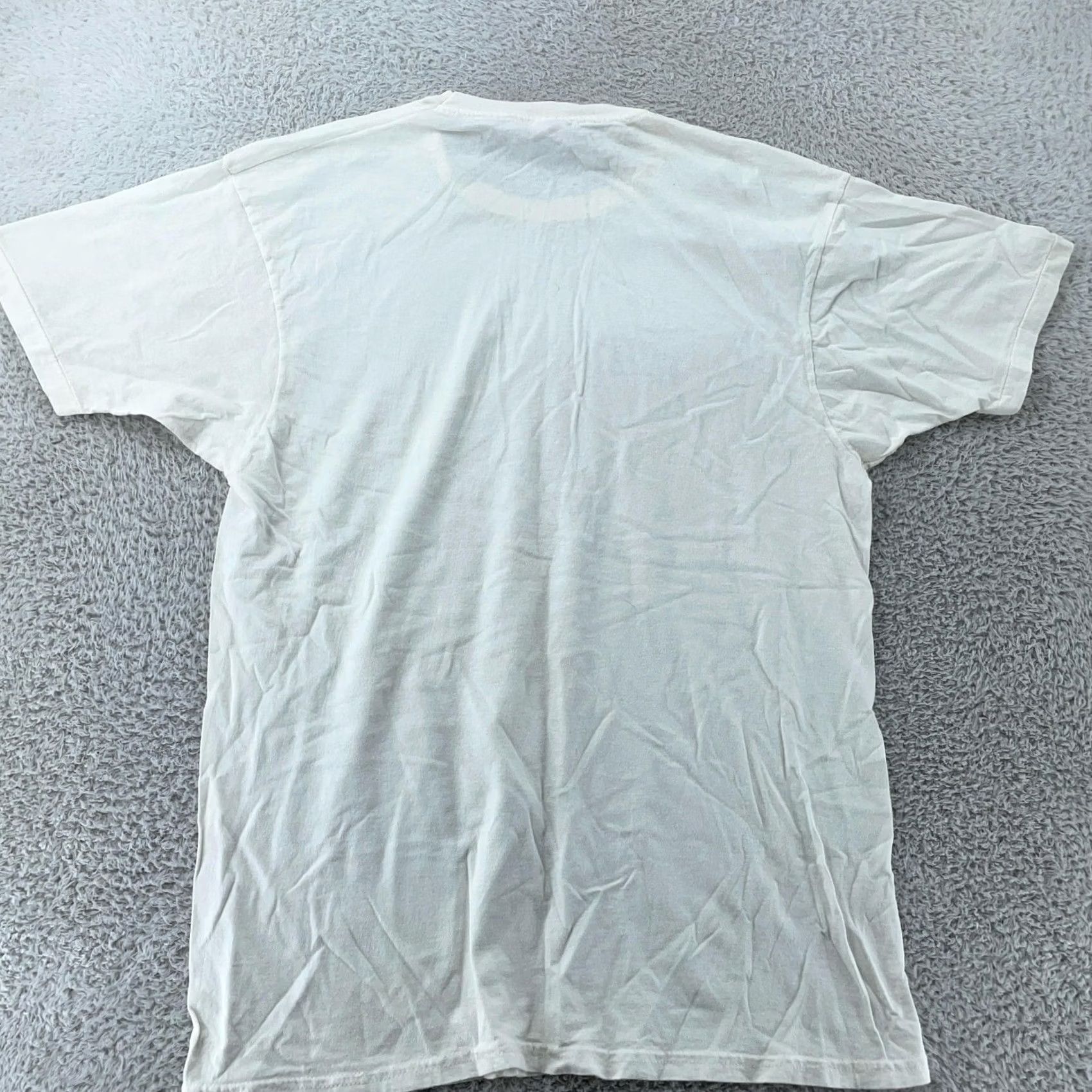 Hanes Vintage Hanes Shirt Mens Medium White Cotton Crew Neck Short Sleeve Tee Size US M / EU 48-50 / 2 - 4 Thumbnail
