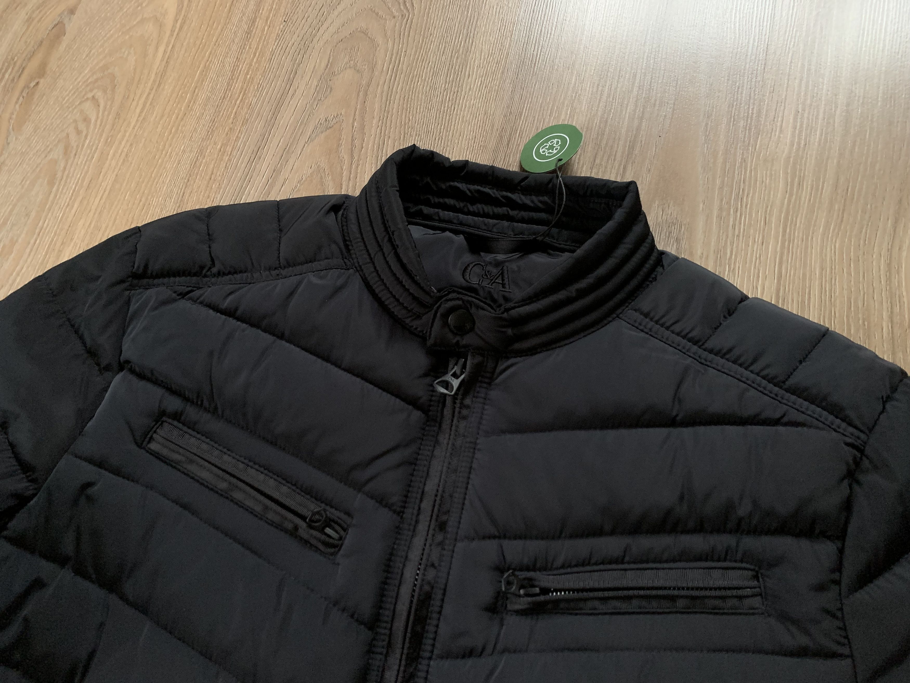 C&A C&A New Black Quilted Jacket Size US XL / EU 56 / 4 - 5 Thumbnail