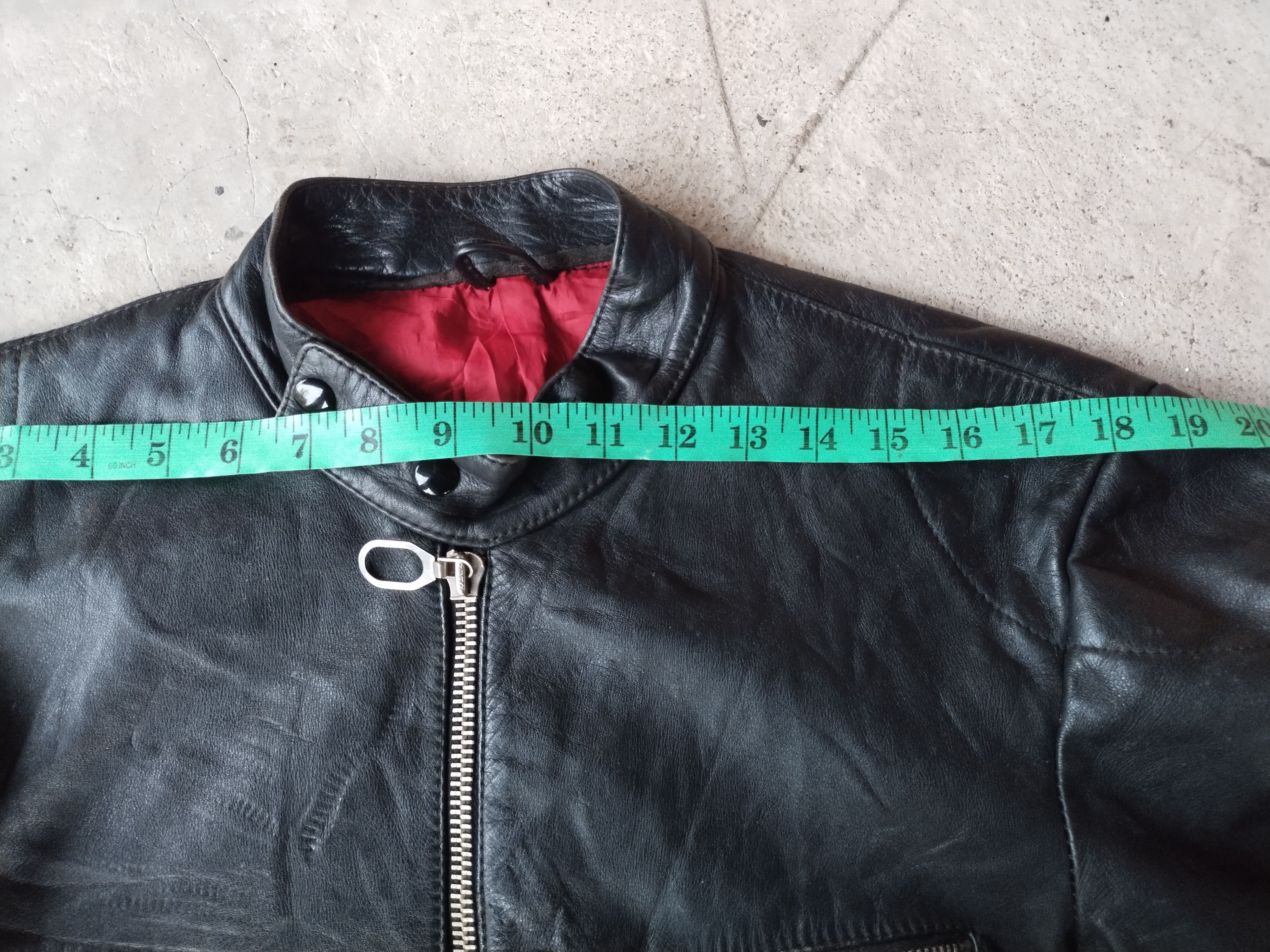 Leather Crazy Vtg Harro Kombi Biker Germany Leather Jacket Schott Size US S / EU 44-46 / 1 - 15 Thumbnail