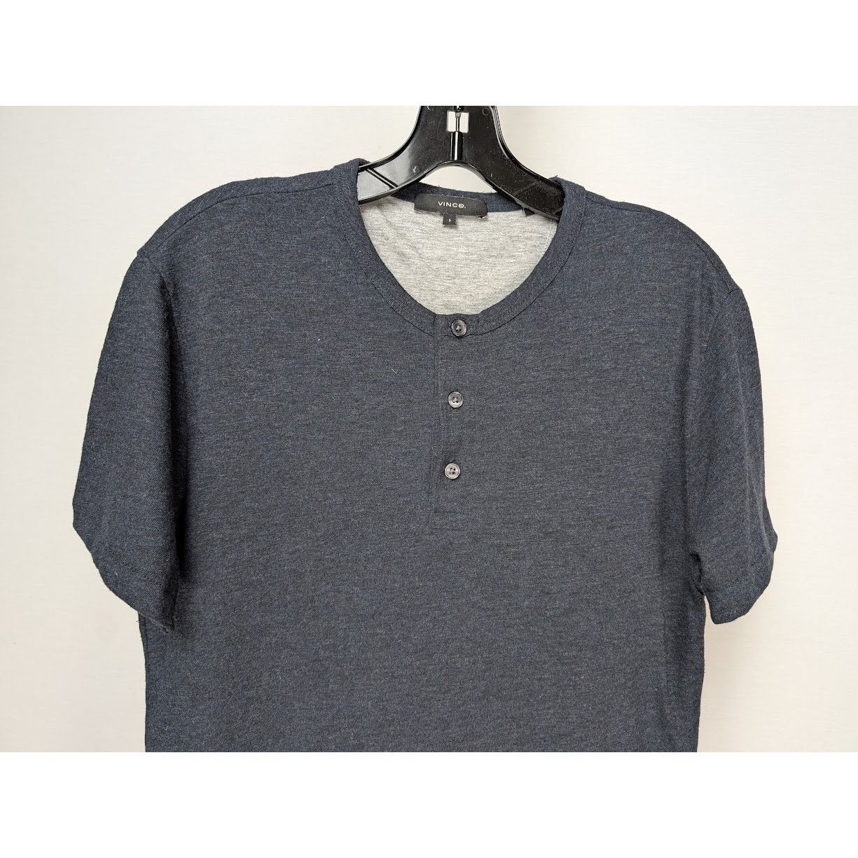 Vince o1rshd1 CC20 Button Short Sleeve T-Shirt in Nero S Size US S / EU 44-46 / 1 - 4 Thumbnail