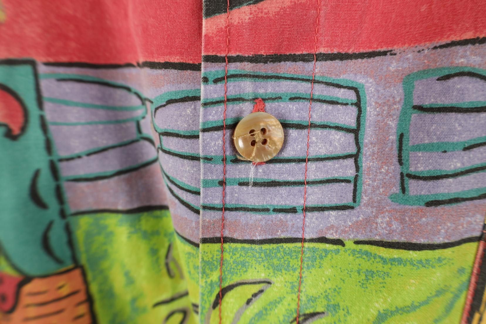Vintage Vintage 90s The Territory Ahead Art Collared Button Shirt Size US XL / EU 56 / 4 - 5 Thumbnail
