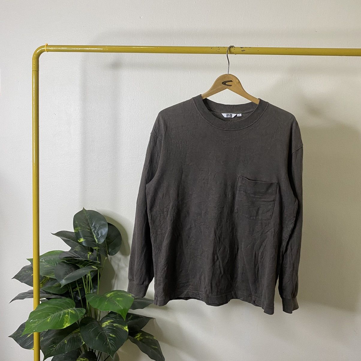Lemaire × Uniqlo Lemaire x Uniqlo U Blank LS Single Pocket T Shirt Size US L / EU 52-54 / 3 - 1 Thumbnail