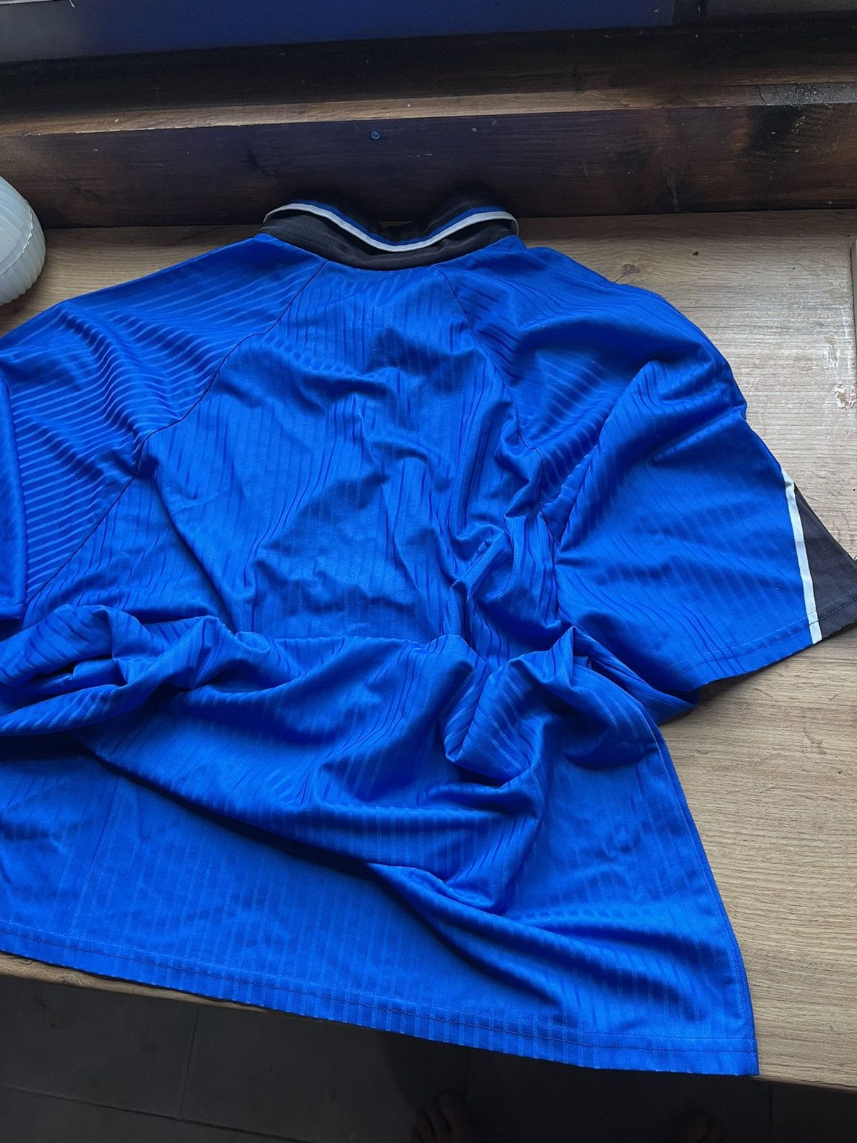 Umbro 1996 Umbro Manchester United Vintage blue soccer jersey Size US XL / EU 56 / 4 - 13 Thumbnail