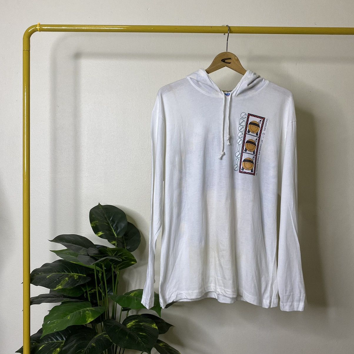 Chocolate × Vintage Vintage Chocolate Skateboard Smiley Apache Hooded LS Tee Size US M / EU 48-50 / 2 - 5 Thumbnail