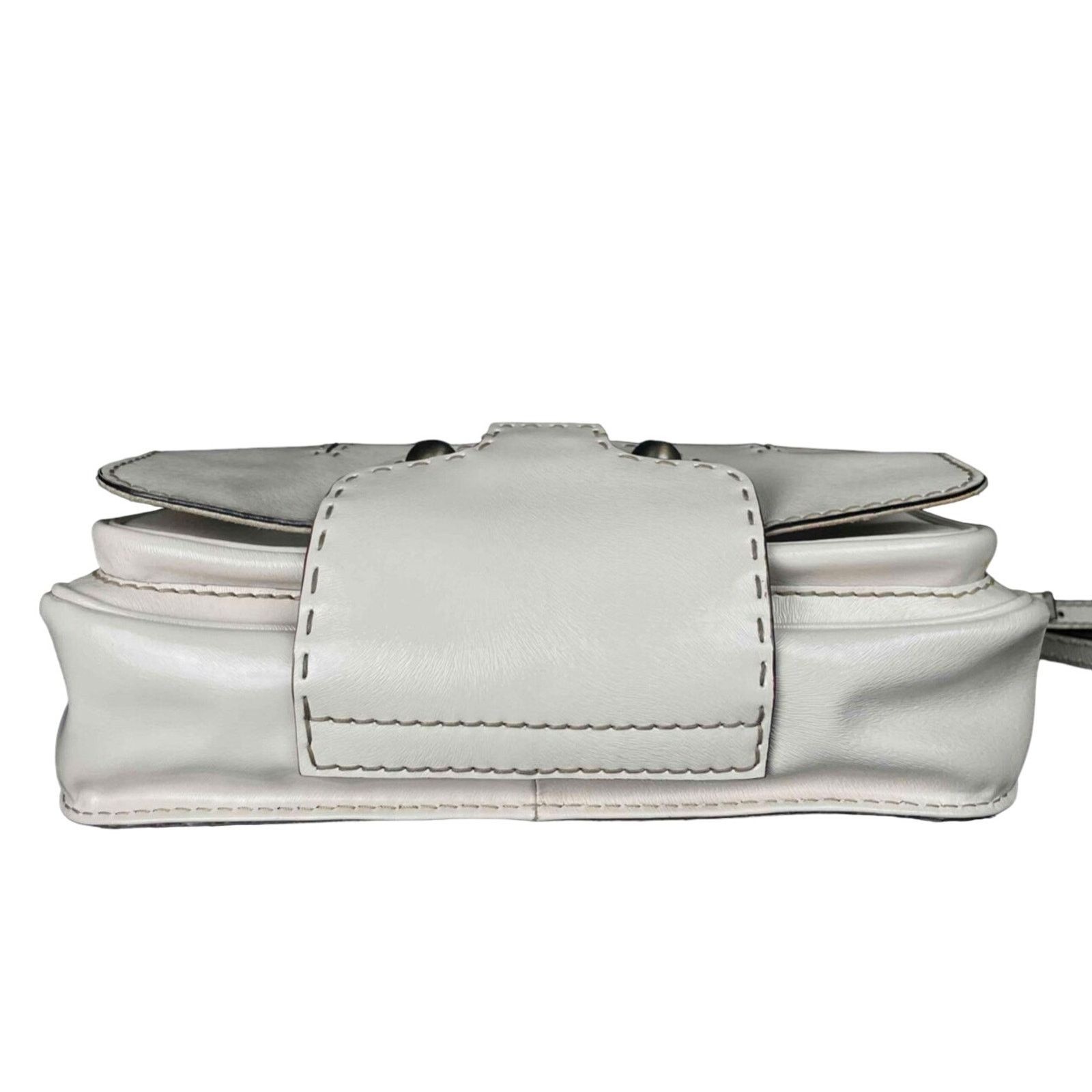 Fendi Cream Fendi F3 Secret Code Handbag Size ONE SIZE - 13 Thumbnail