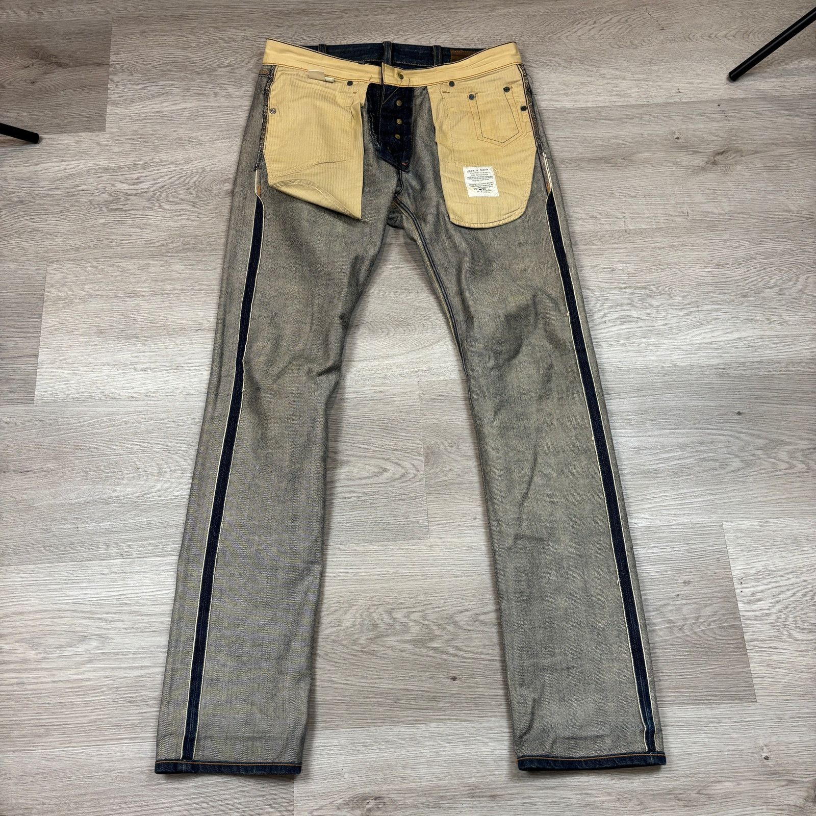 Rag & Bone Rag & Bone Indigo Selvedge Denim Jeans Men's 31x34 Size US 31 - 10 Thumbnail