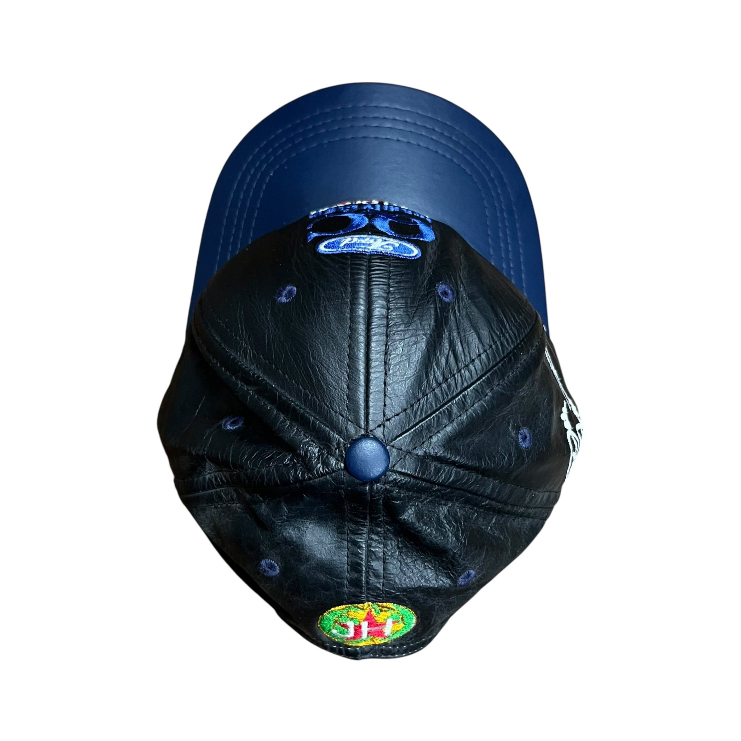 Jeff Hamilton Jeff Hamilton Dale Earnhardt NASCAR Ford Racing Leather Cap Size ONE SIZE - 5 Thumbnail