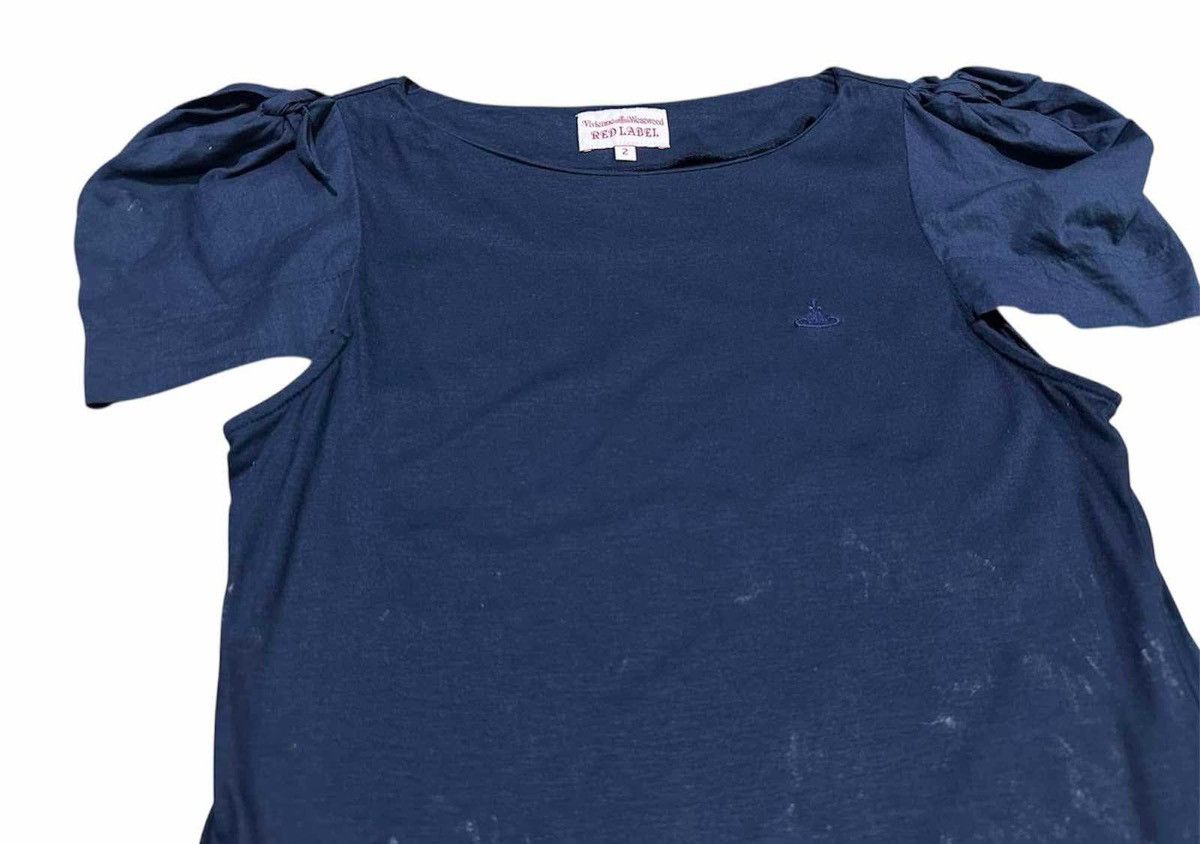 Vivienne Westwood 🔥NiceVintage Vivienne Westwood Red Label Tee Ribbon Shoulder Size S / US 4 / IT 40 - 2 Thumbnail
