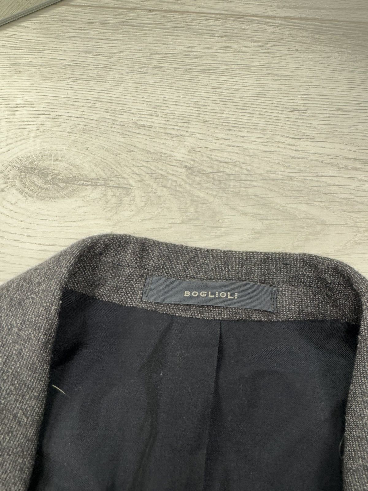 Boglioli Boglioli Dover Grey Wool Coat Blazer Jacket Size 46S - 4 Thumbnail