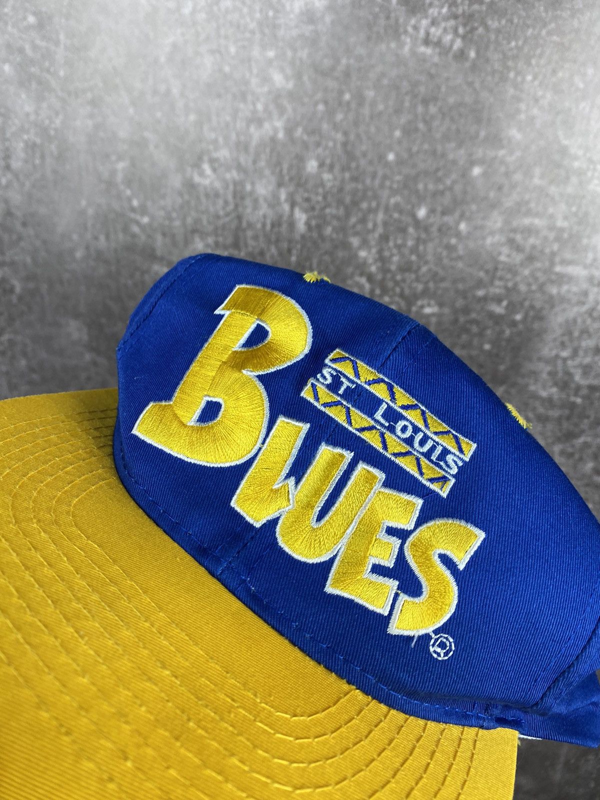 NHL × Sports Specialties × Vintage Vintage St Louis Blues Snapback Hat Size ONE SIZE - 4 Thumbnail