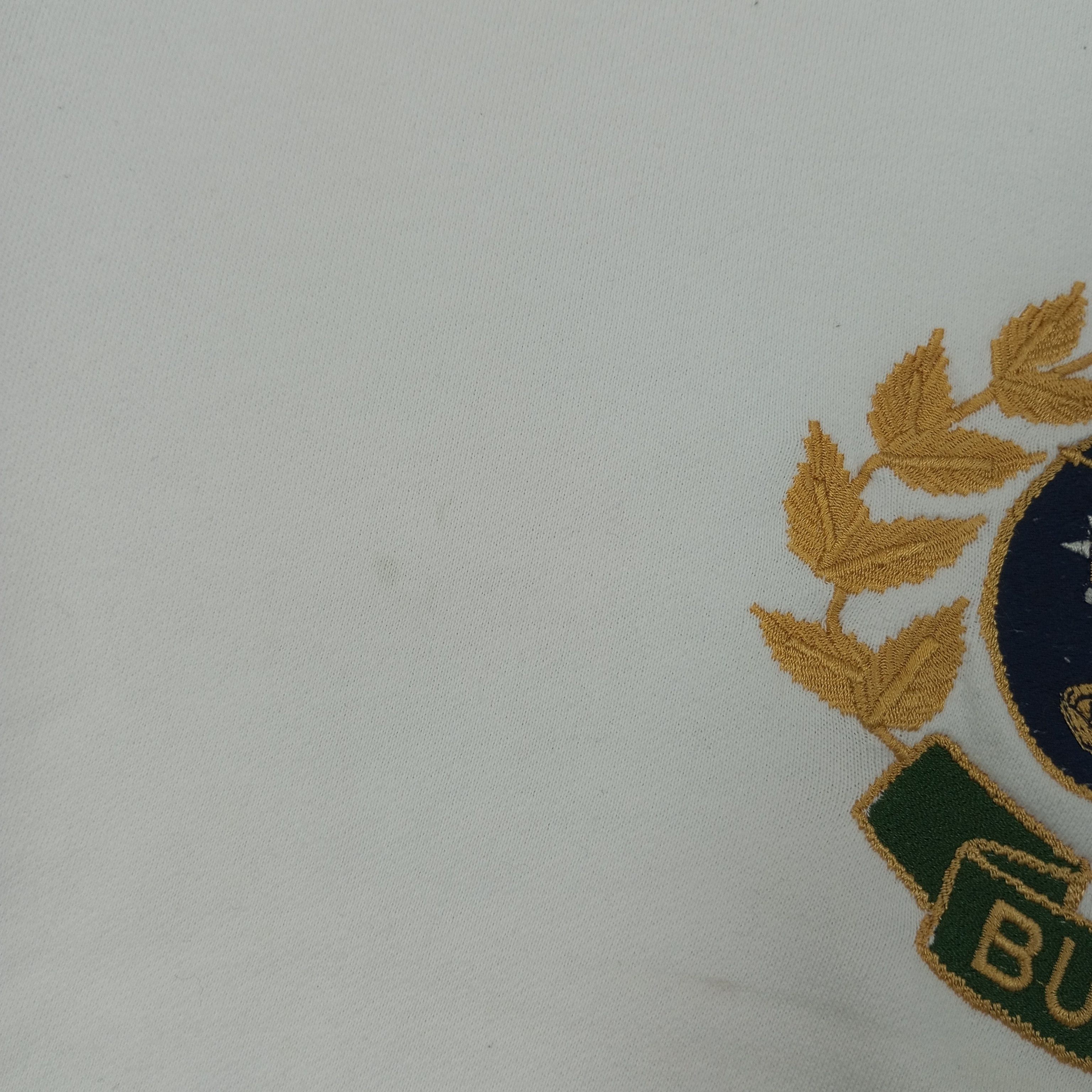 Burberry Burberrys Fashion Embroidery Logo Collar Sweatshirt c241n22 Size US XL / EU 56 / 4 - 4 Thumbnail