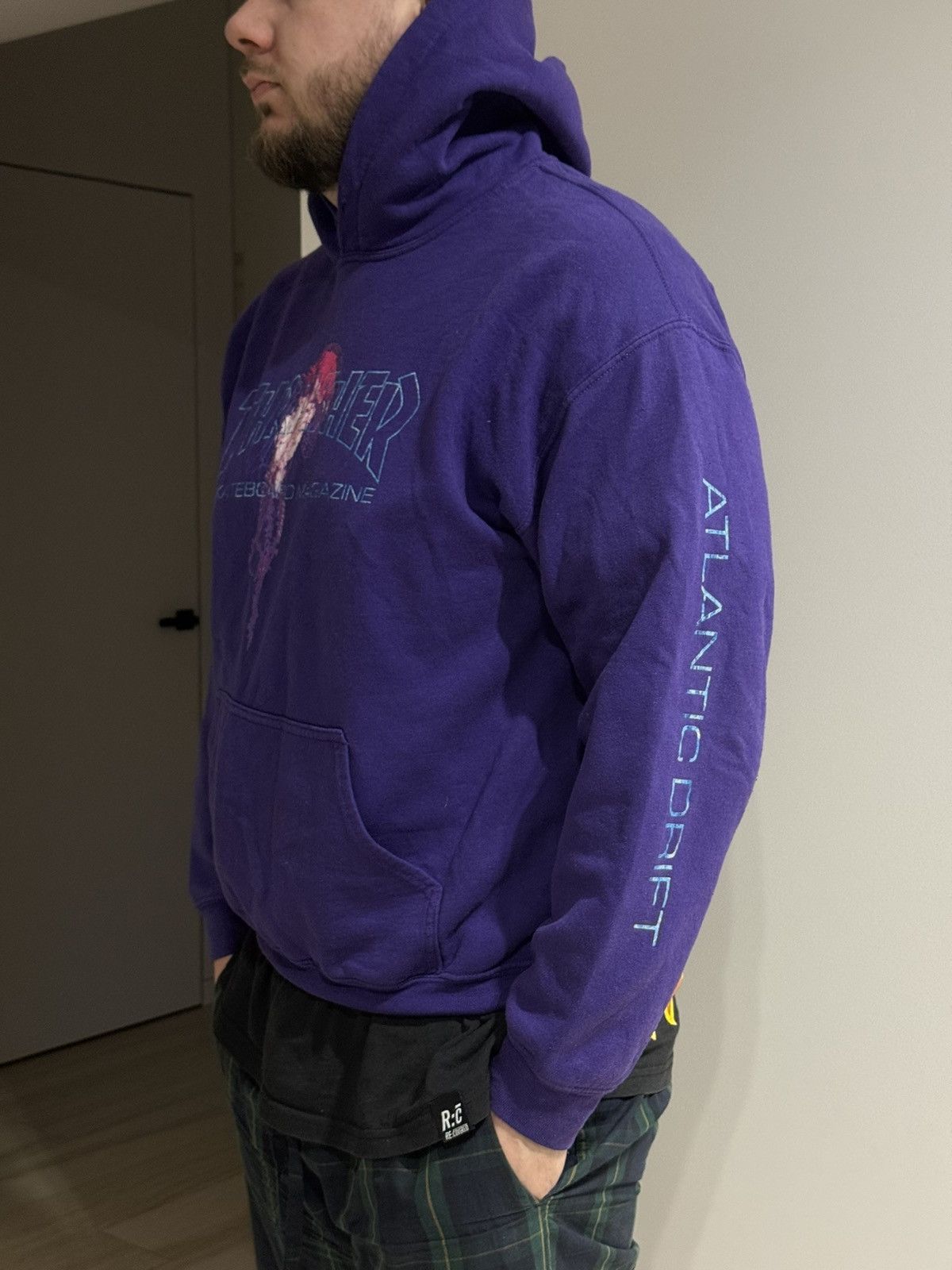 Thrasher Rare Thrasher Atlantic Drift Purple Hooded Size US L / EU 52-54 / 3 - 9 Thumbnail