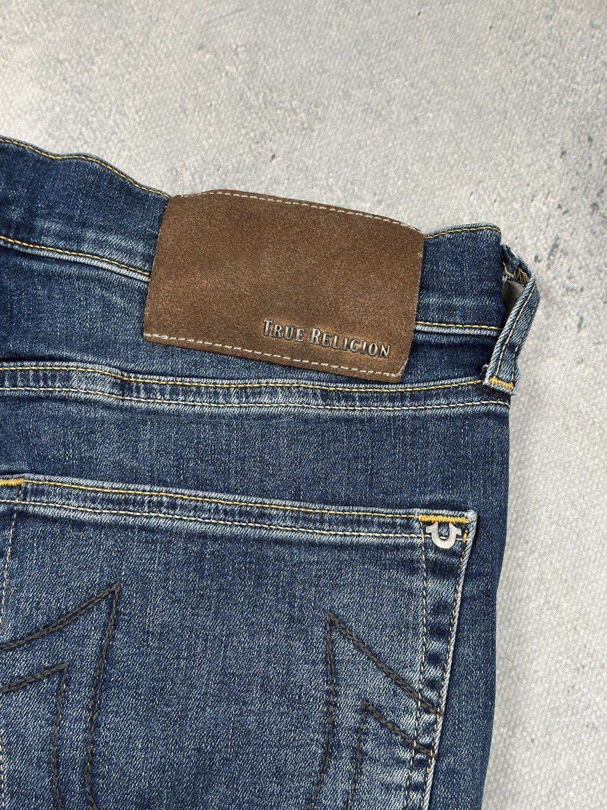 True Religion Vintage True Religion Rocco Moto Biker Jeans Rare Faded Blue Size US 32 / EU 48 - 6 Thumbnail