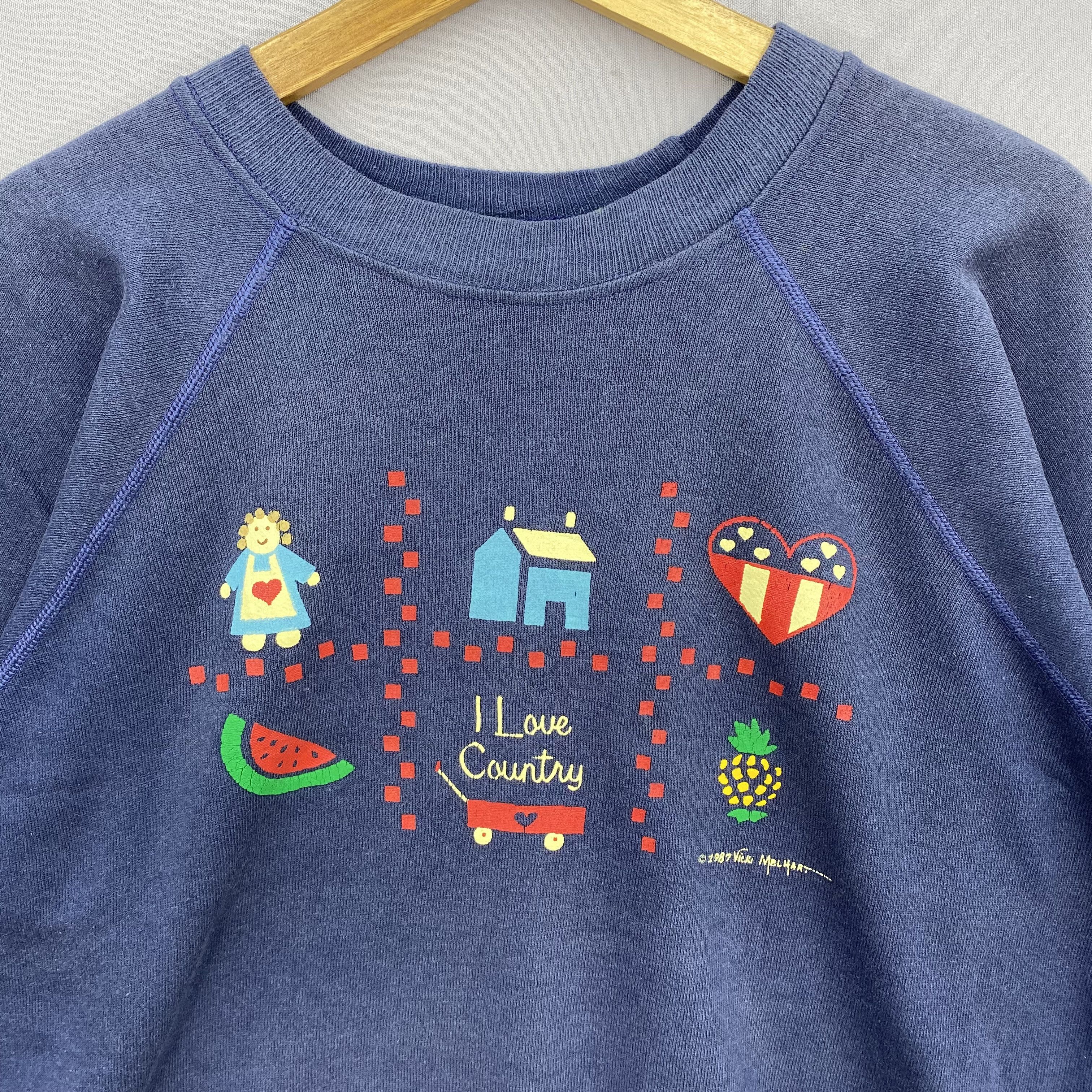 Vintage Vintage 80s Hanes Novelty Sweater Graphic Pullover Jumper Size US L / EU 52-54 / 3 - 3 Thumbnail