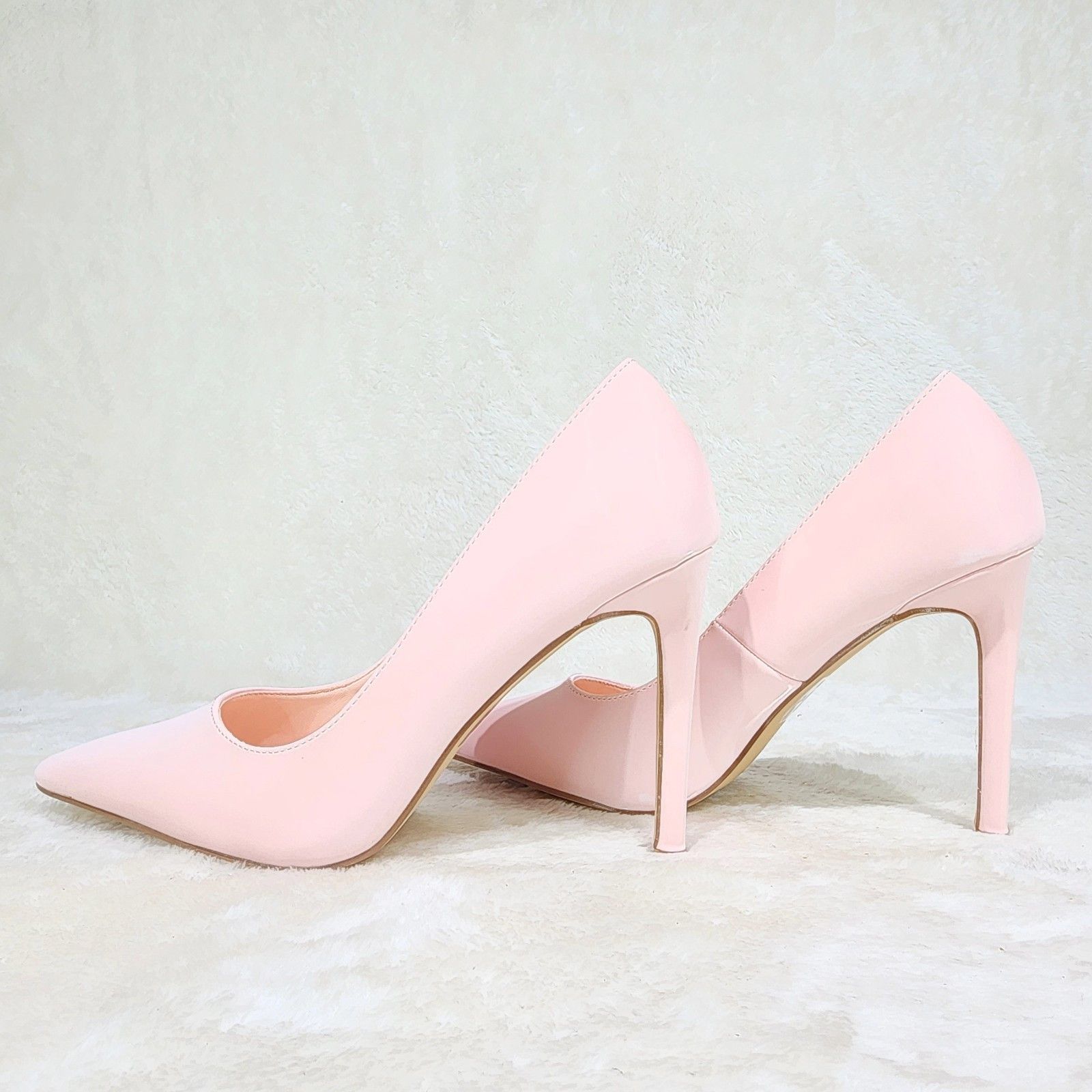Other Luminous Baby Pink High Heel Stiletto Pumps Evening Party Sh Size US 10 / IT 40 - 2 Thumbnail