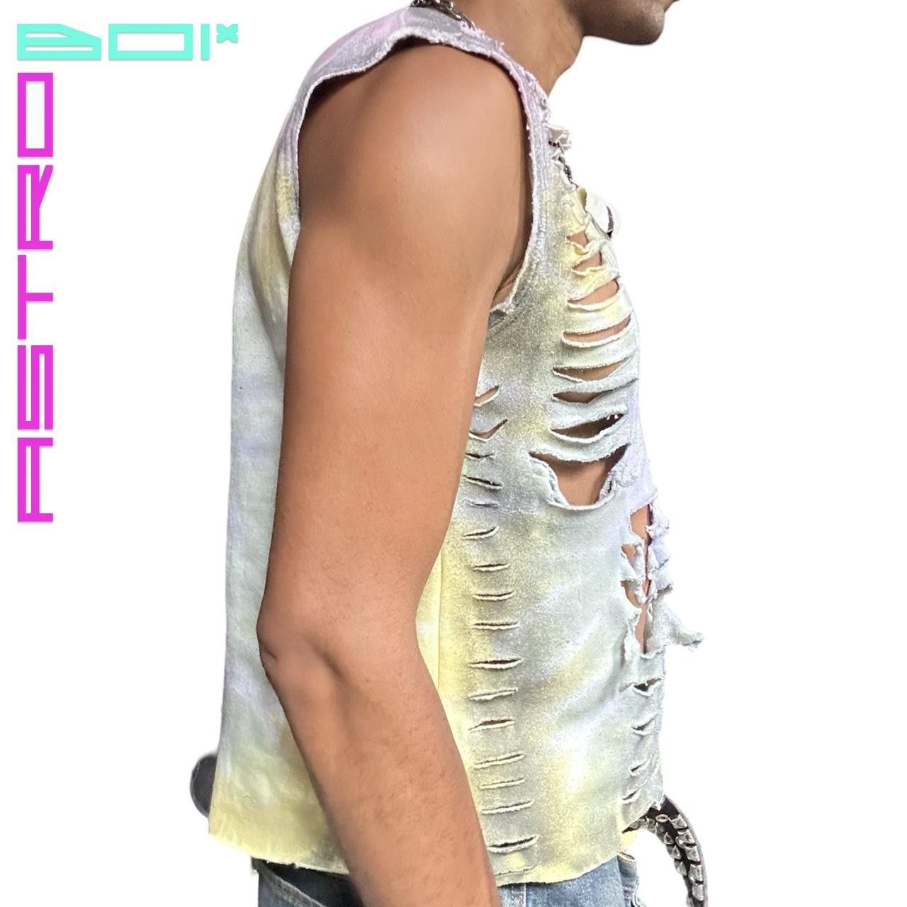 Other ASTROBOI* GRUNGE PINK TIE DYE SLEEVELESS SWEATSHIRT _MEDIUM Size US M / EU 48-50 / 2 - 4 Thumbnail