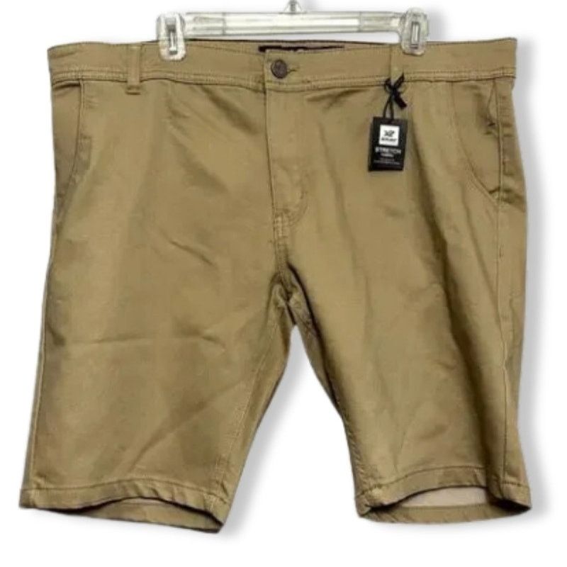 Xray Footwear Xray Shorts Flat Front Pockets Belt Loops Khaki Men's 40 NWT Size US 40 / EU 56 - 1 Thumbnail
