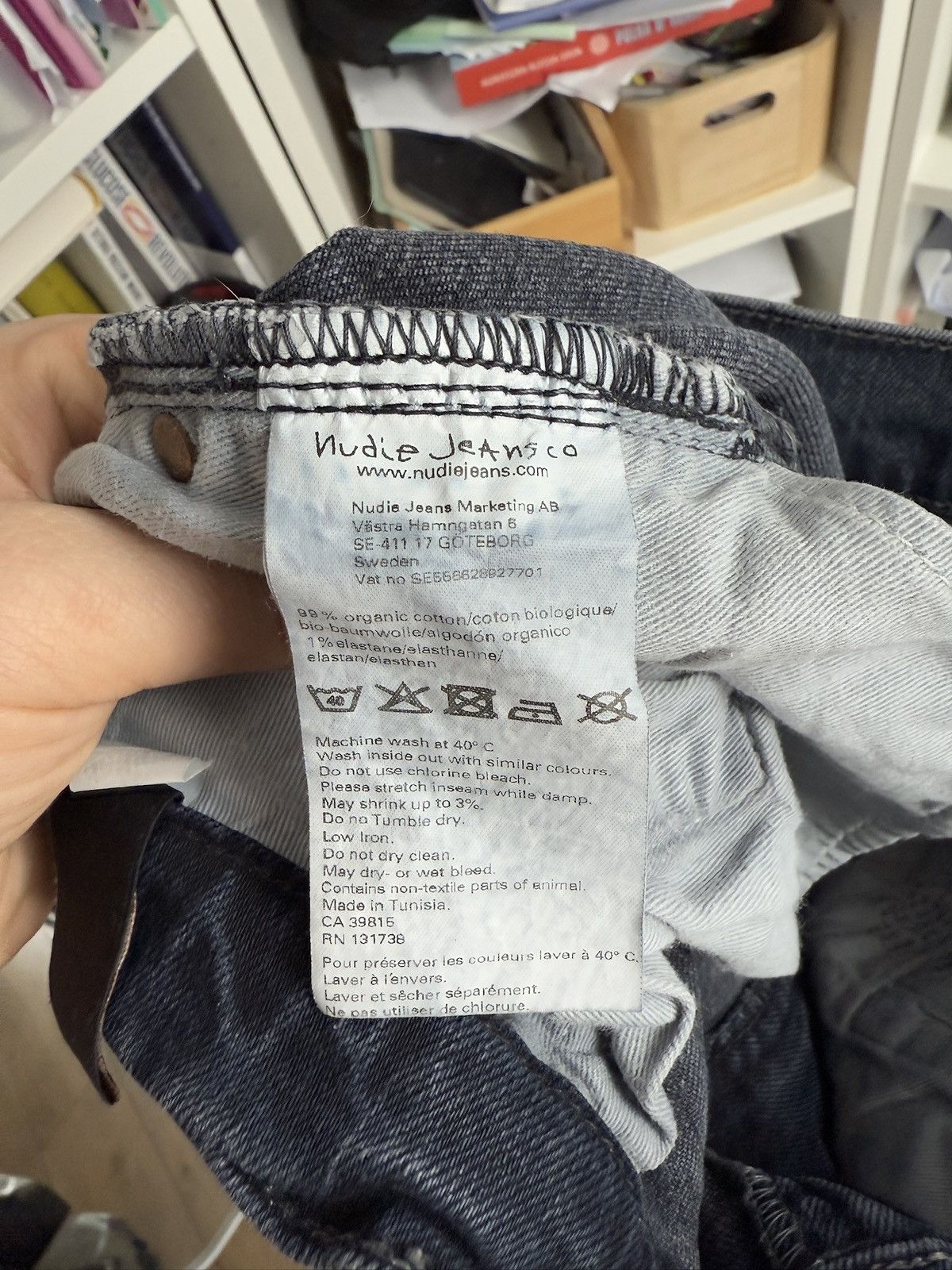Designer × Nudie Jeans Nudie Jeans skinny fit denim pants 31x32 designer casual y2k Size US 31 - 8 Thumbnail