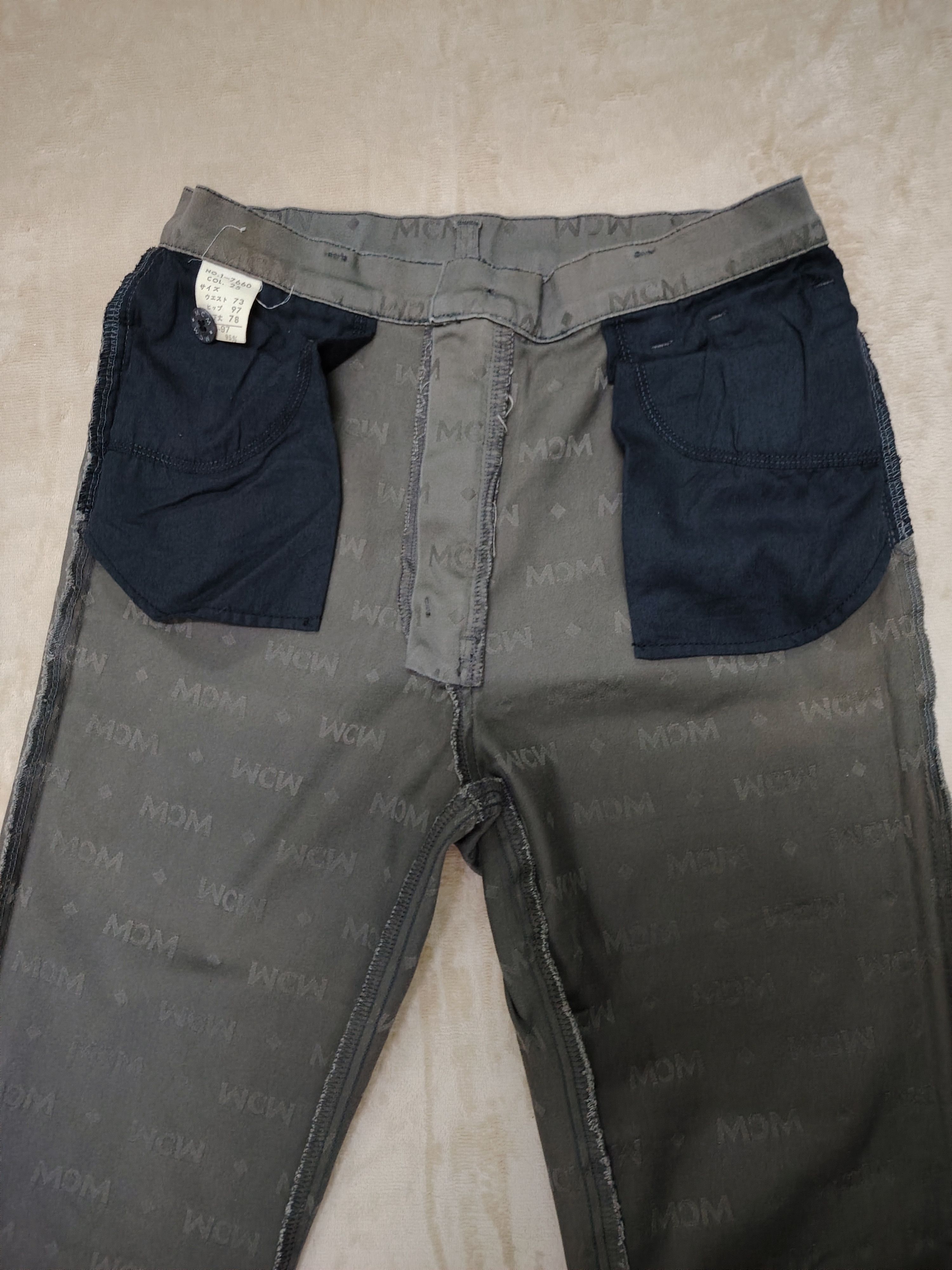 MCM VINTAGE MCM LEGERE MONOGRAM STRETCHABLE JEANS SUN FADED Size US 29 - 14 Thumbnail