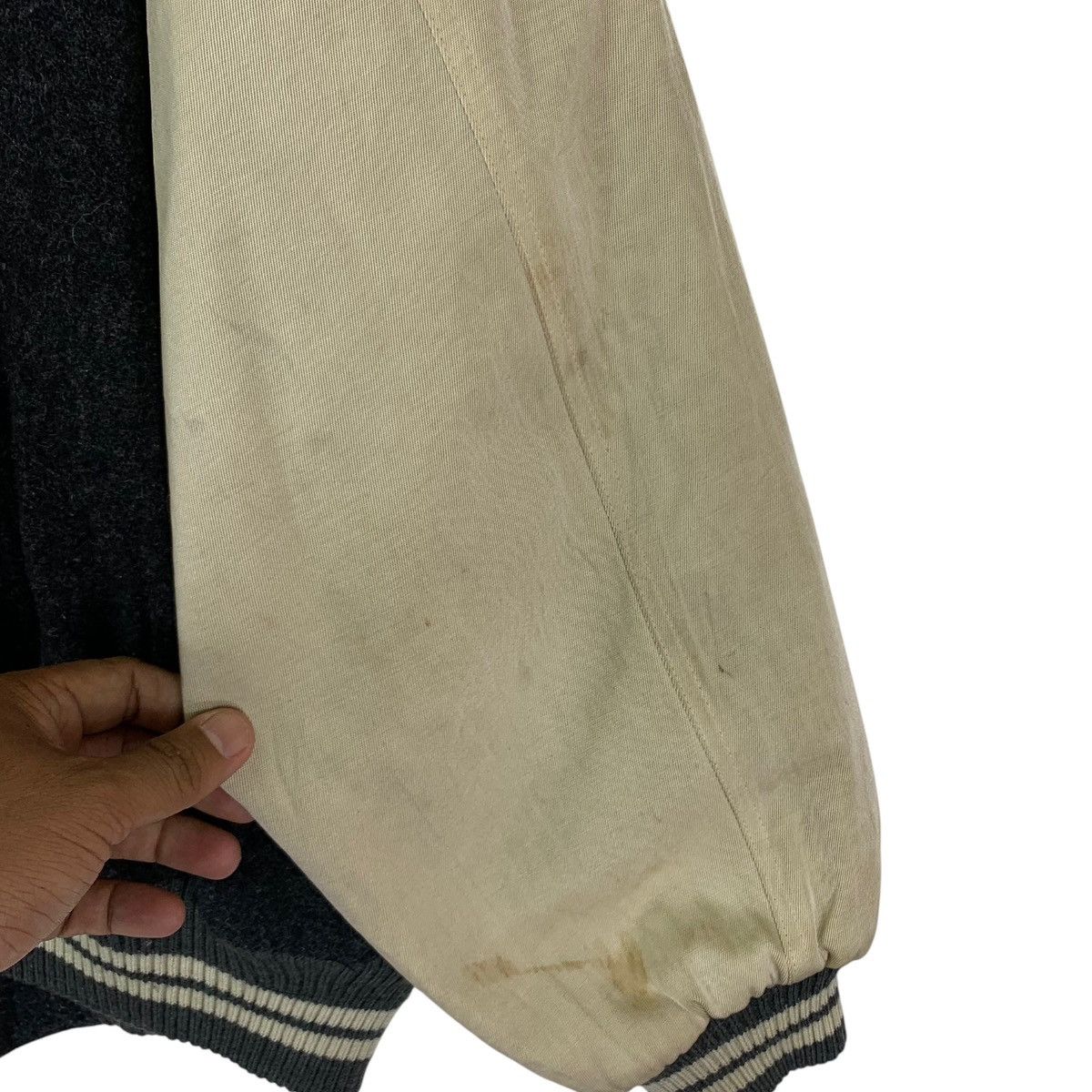 Vintage VINTAGE SPACE PLAN VARSITY BOMBER WOOL JACKET Size US M / EU 48-50 / 2 - 13 Thumbnail